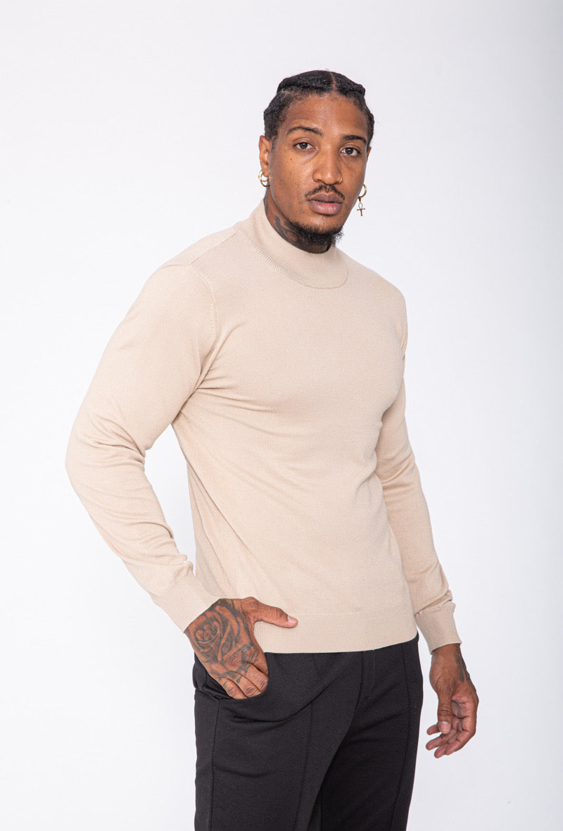 Frilivin - Black high neck jumper