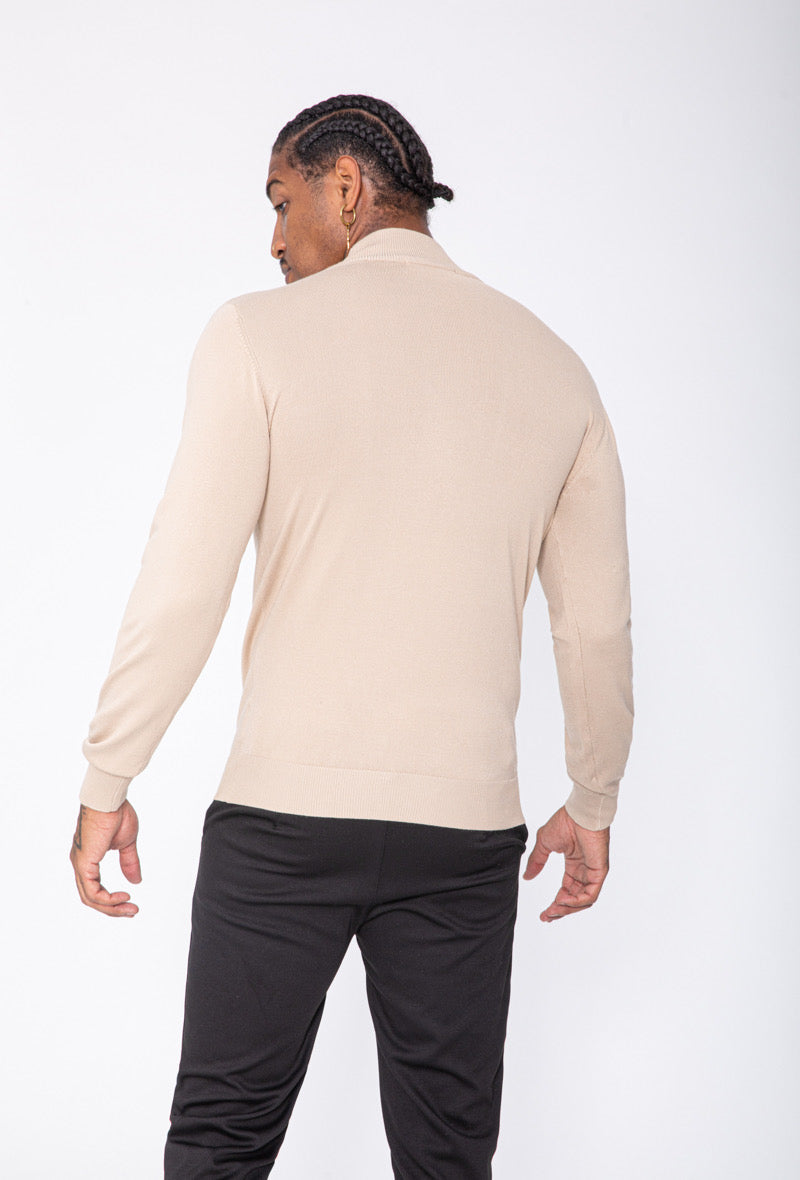 Frilivin - Black high neck jumper