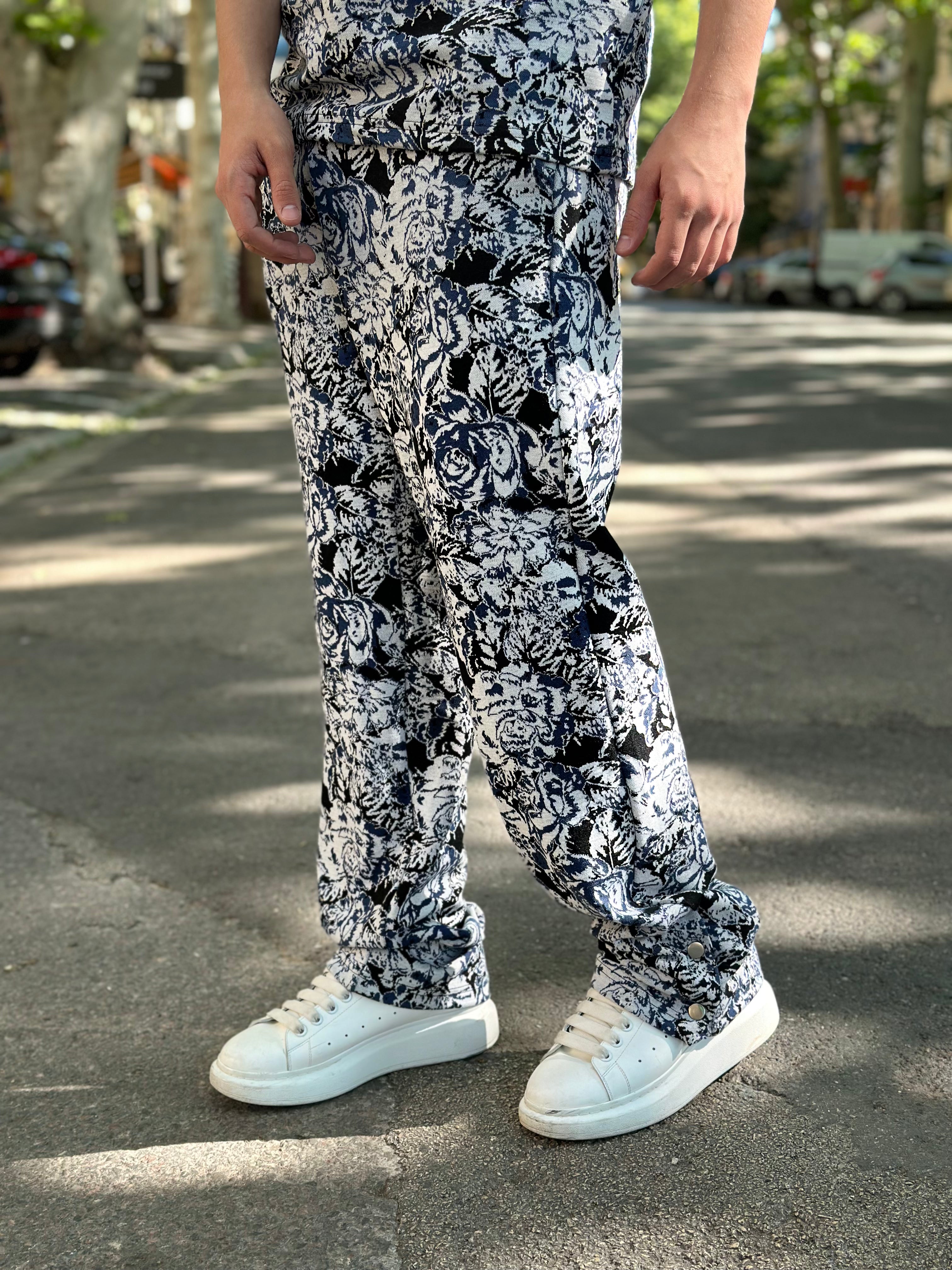 Ensemble Fleuri Navy Blue