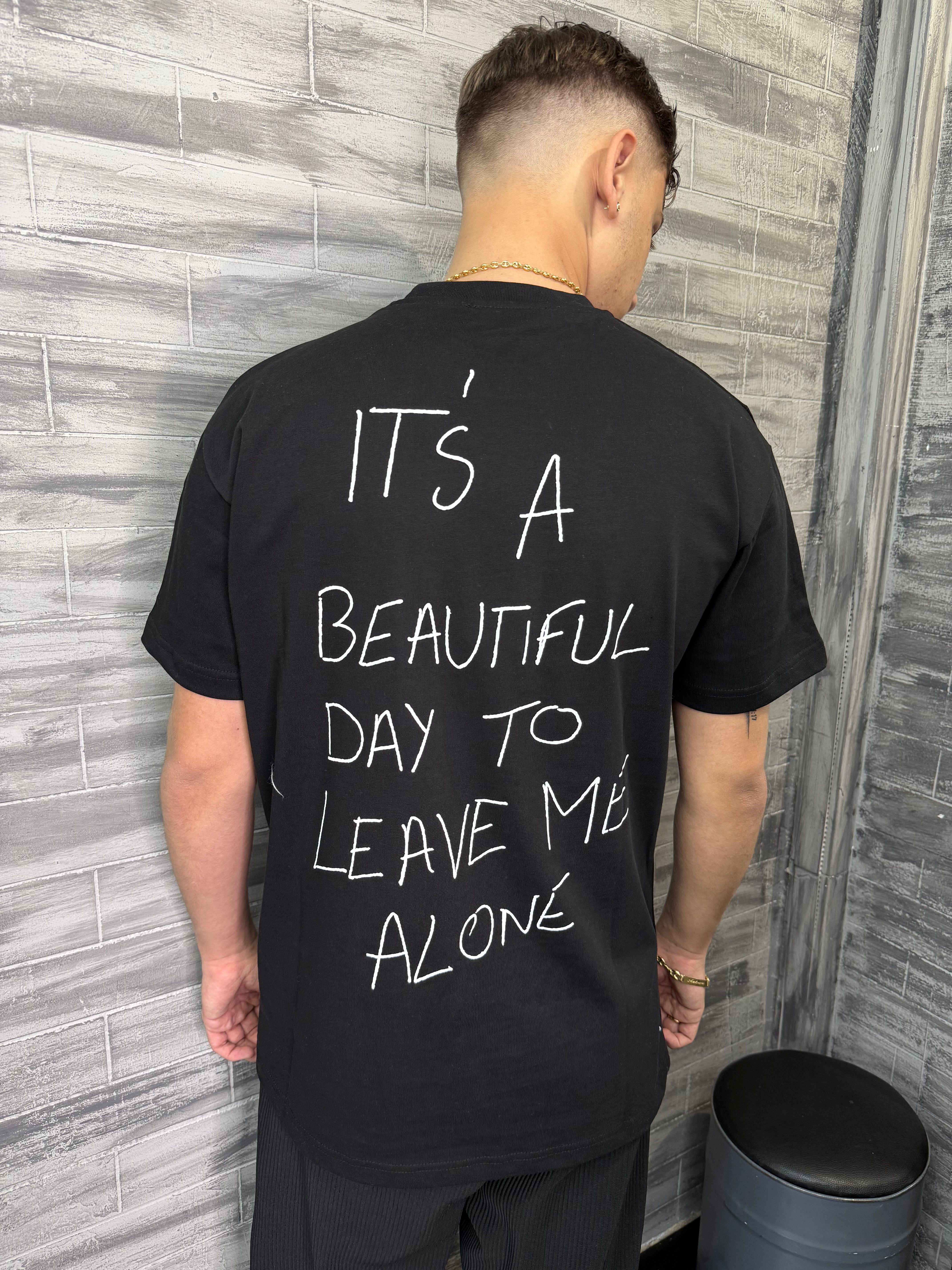 ADJ - T-shirt Mood noir