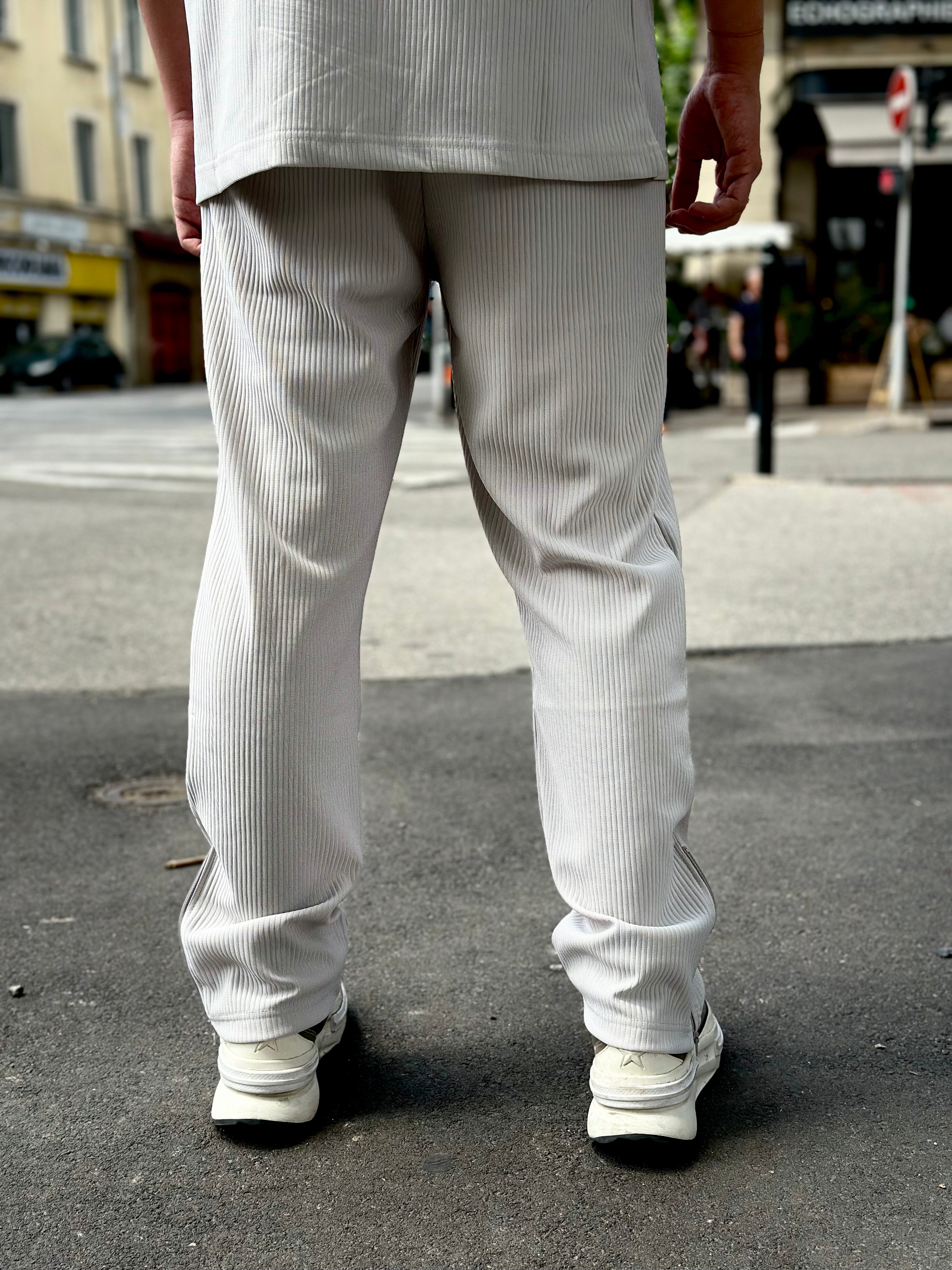 Paolo sky blue polo + pants set