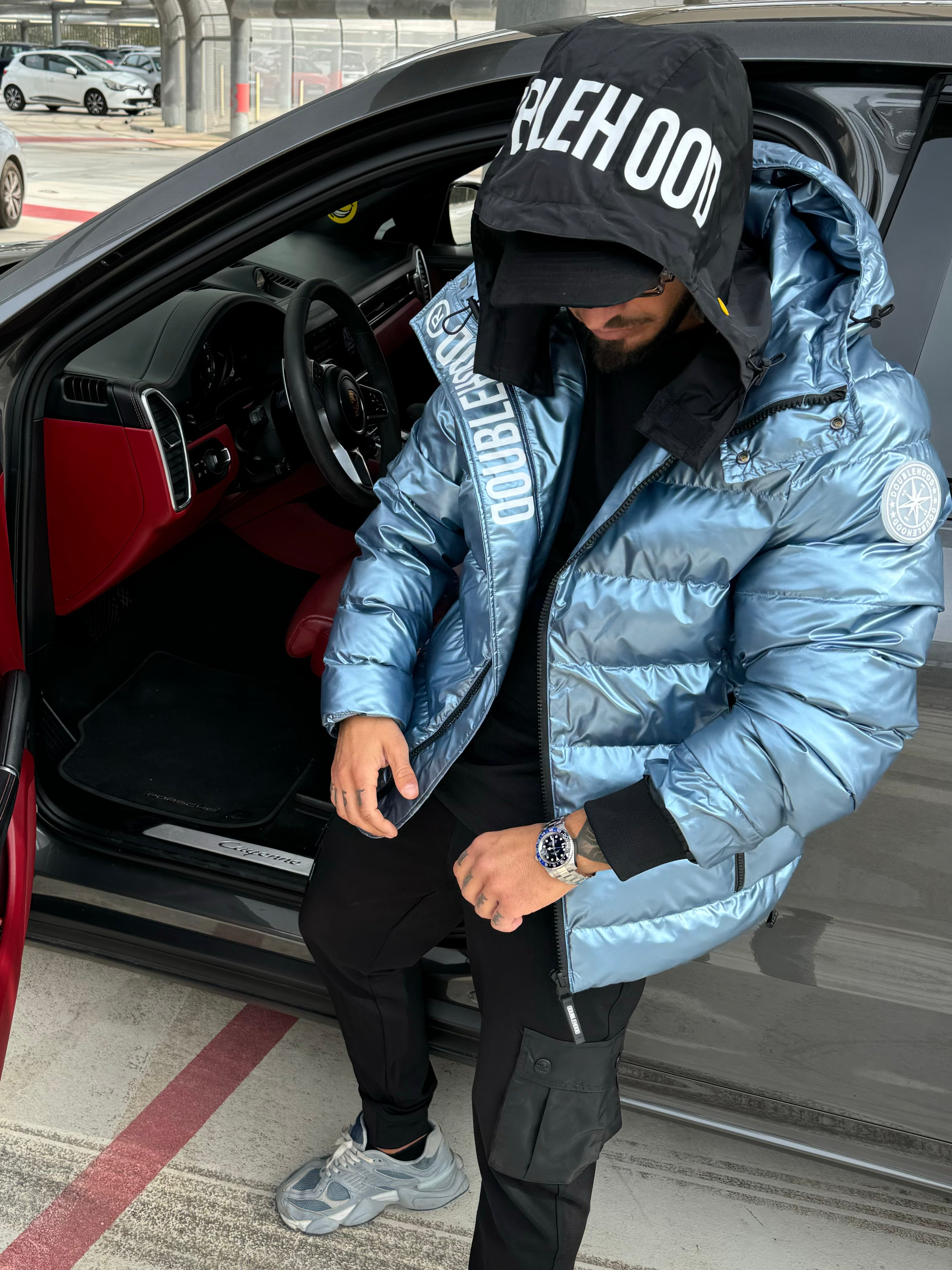 Doublehood - Doudoune Chrysler bleu sky