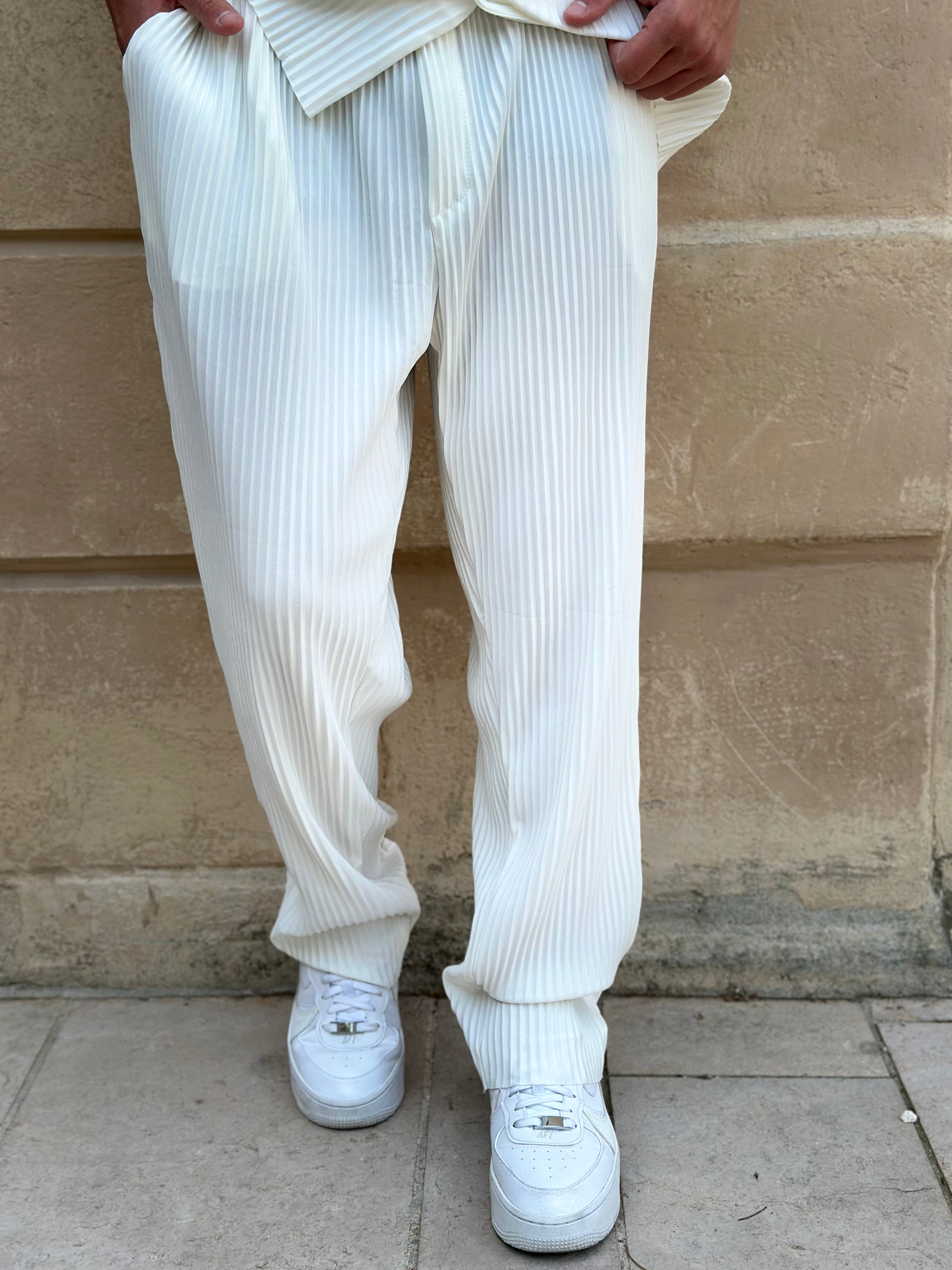 Ensemble Pablo Chemise pantalon Oversize Blanc