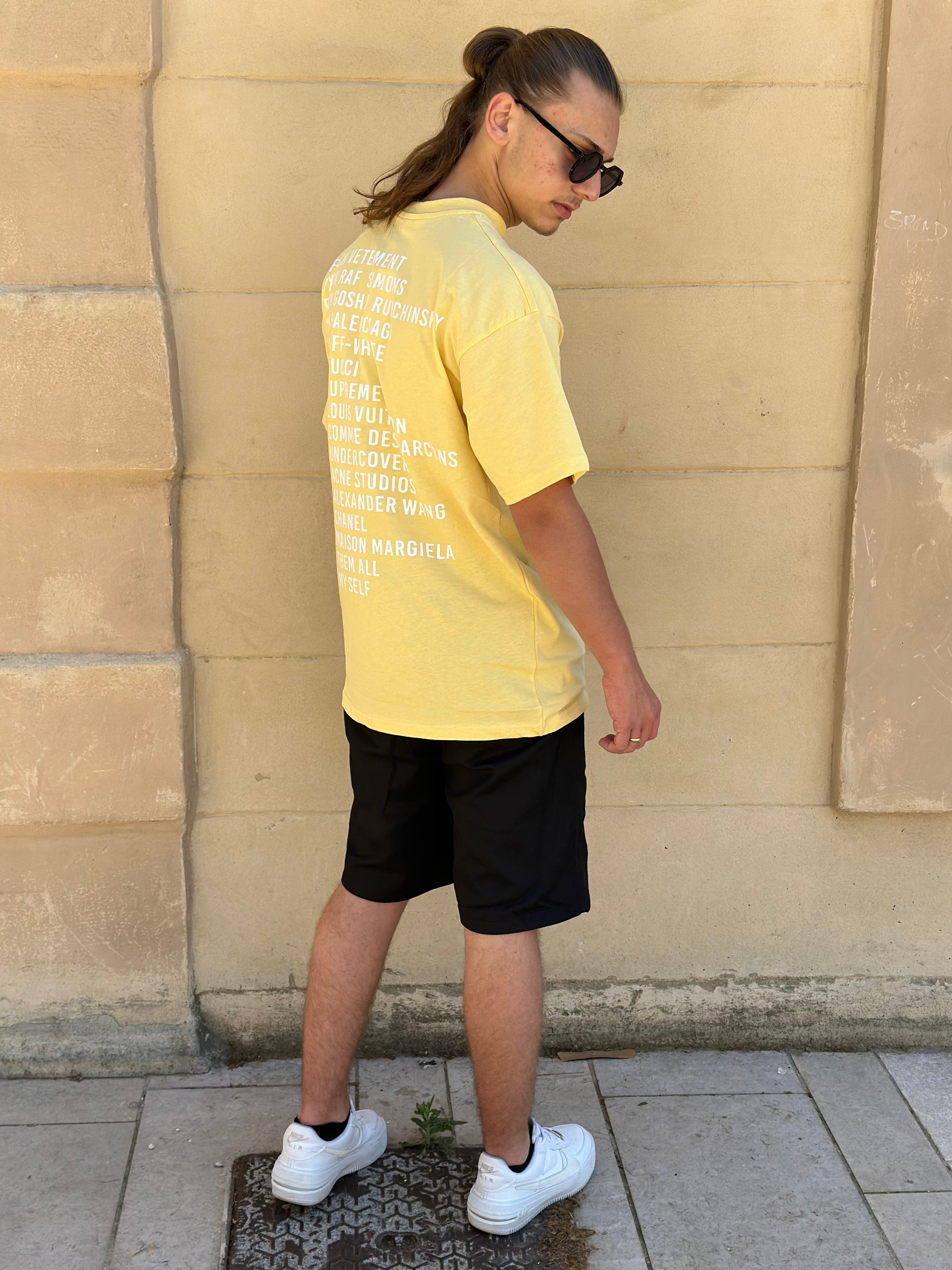 Aarhon - Beige t shirt Fuck the brands