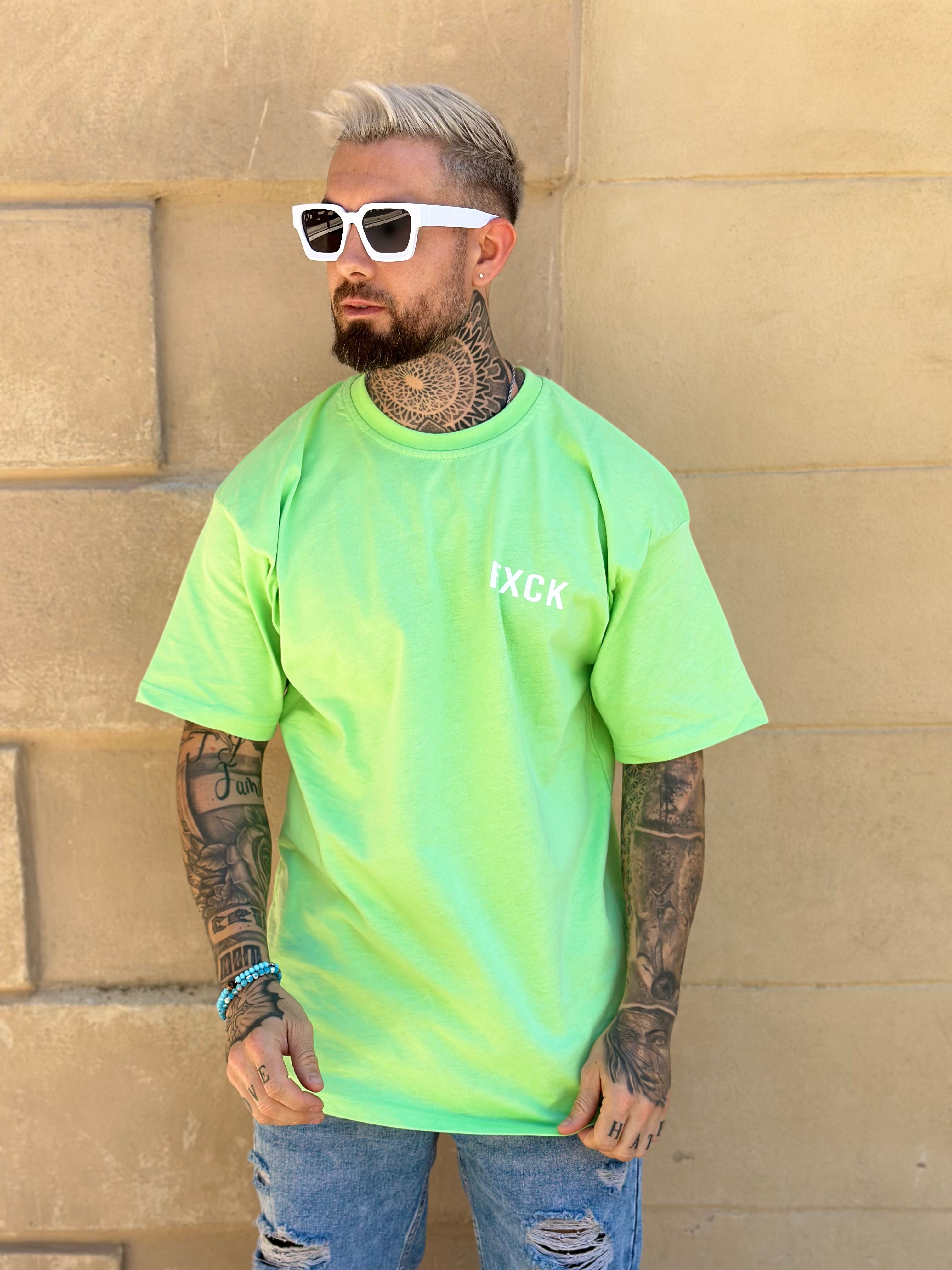 Aarhon - Beige t shirt Fuck the brands