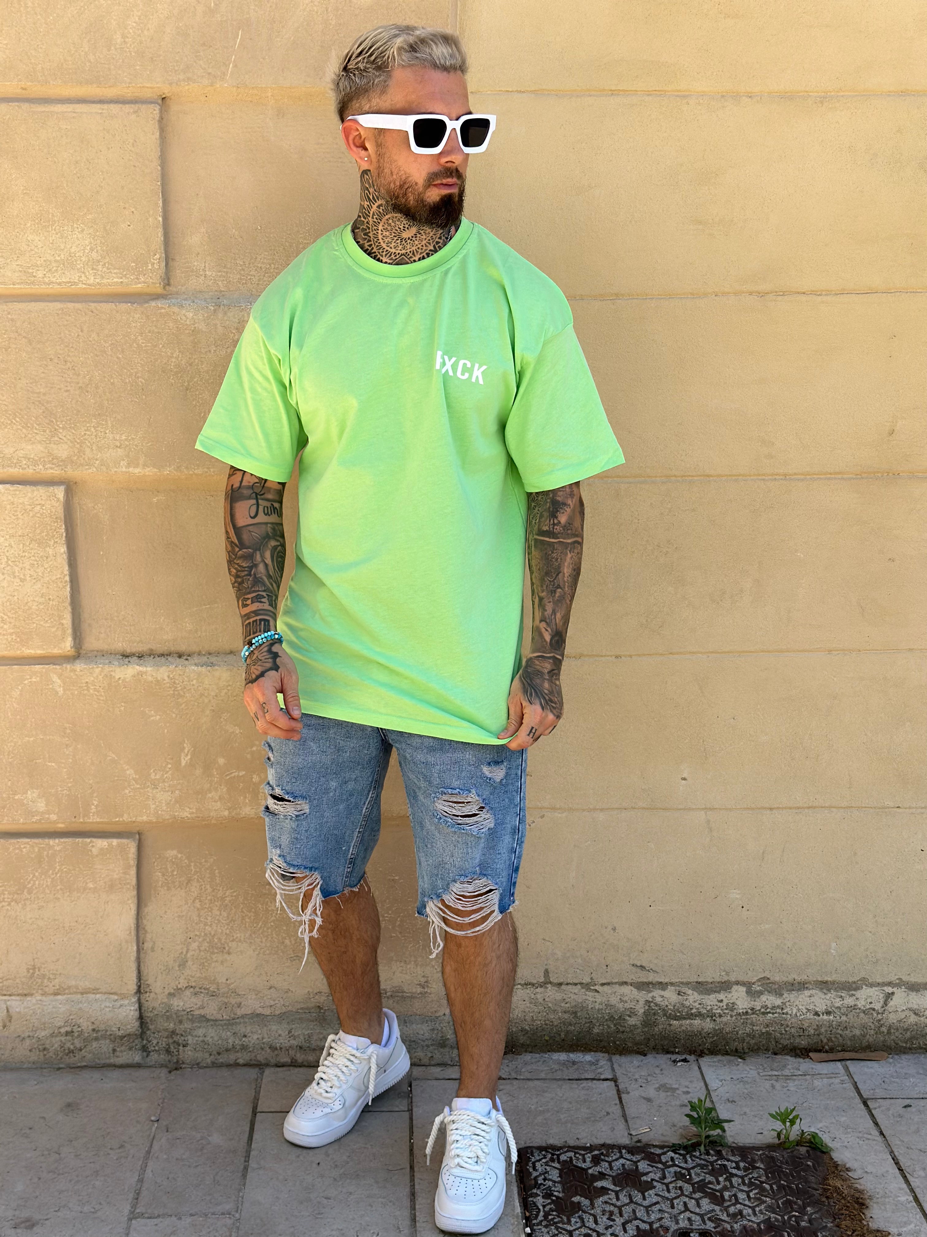Aarhon - Beige t shirt Fuck the brands