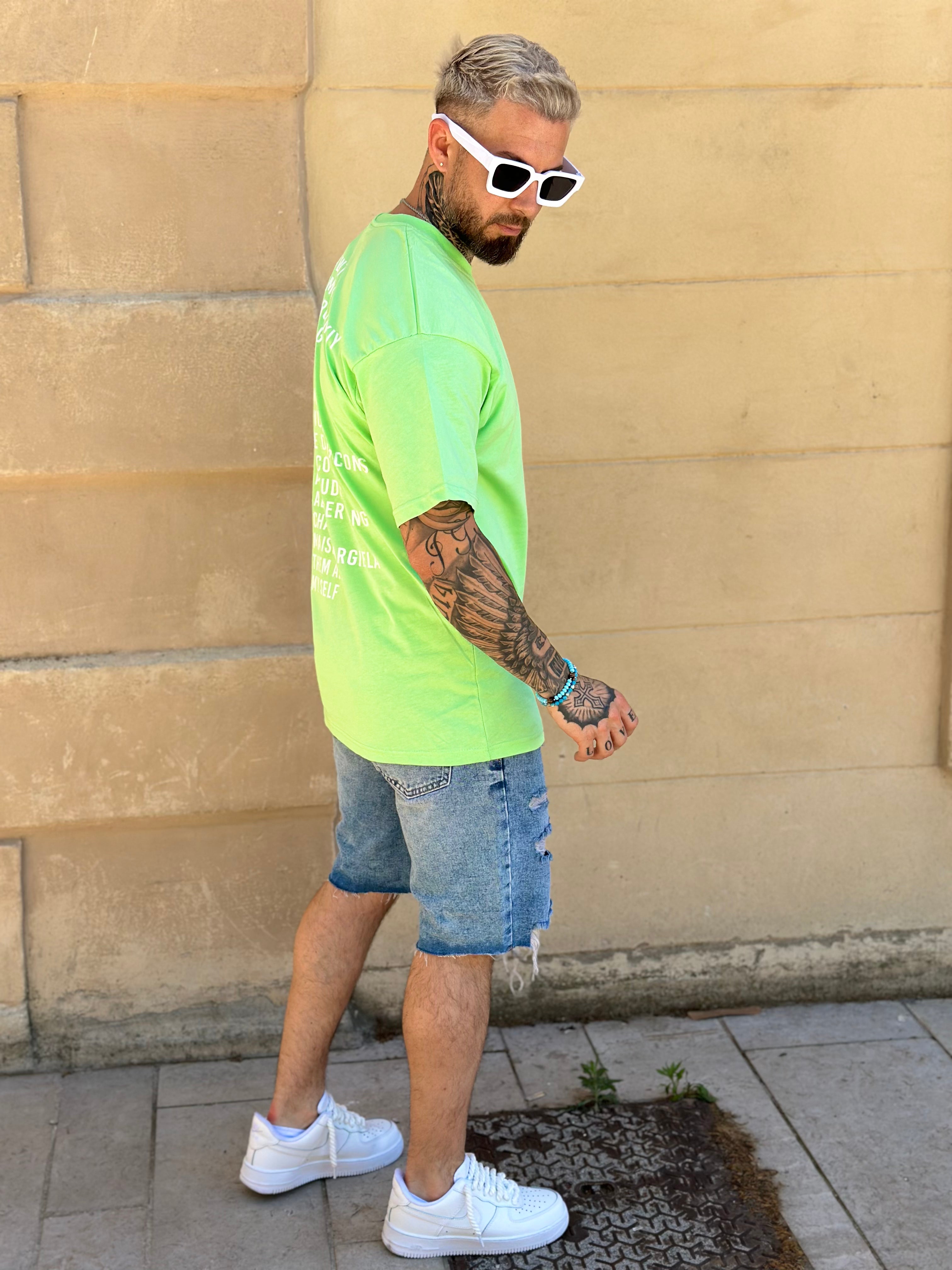 Aarhon - Beige t shirt Fuck the brands