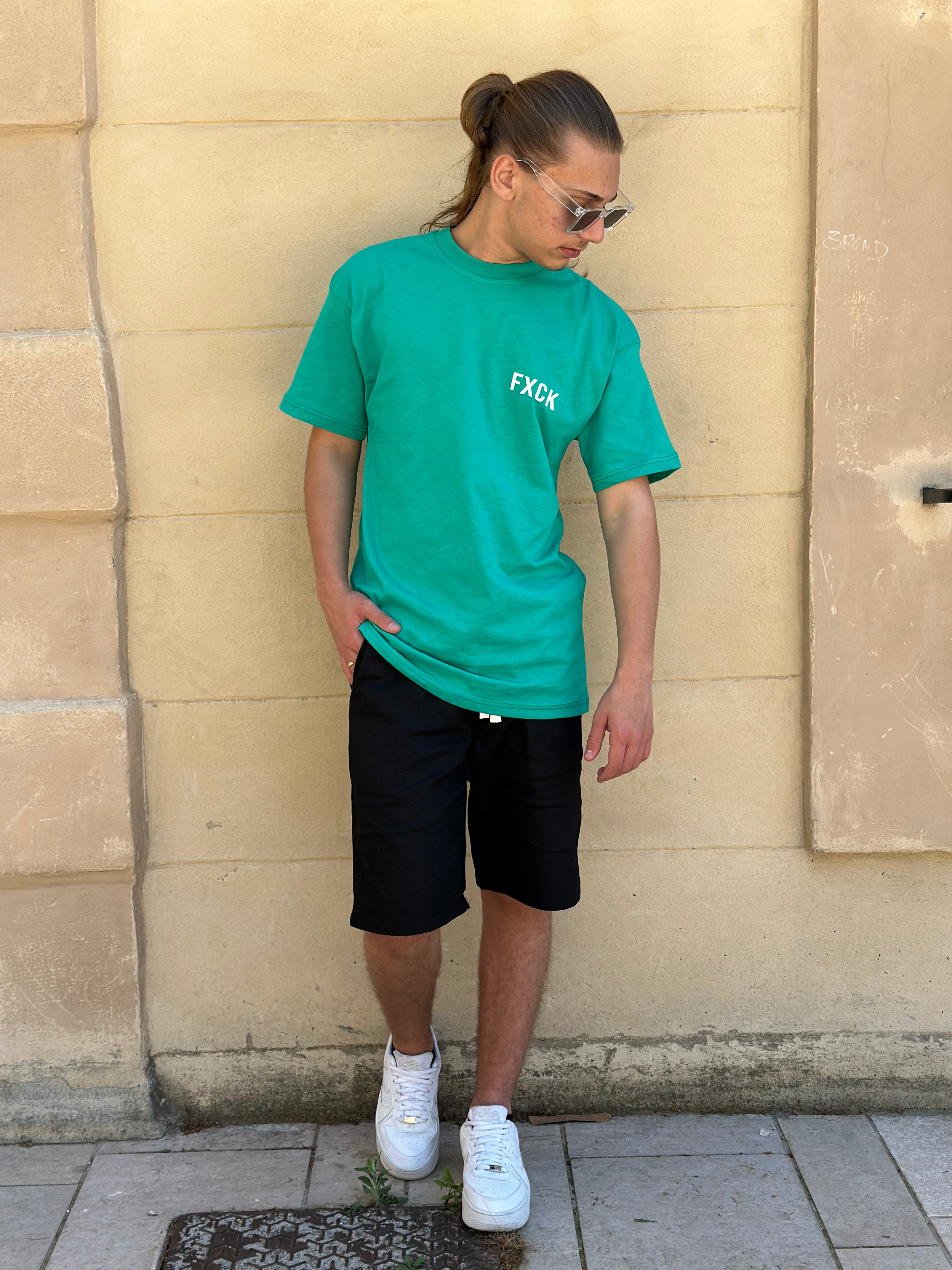 Aarhon - Beige t shirt Fuck the brands