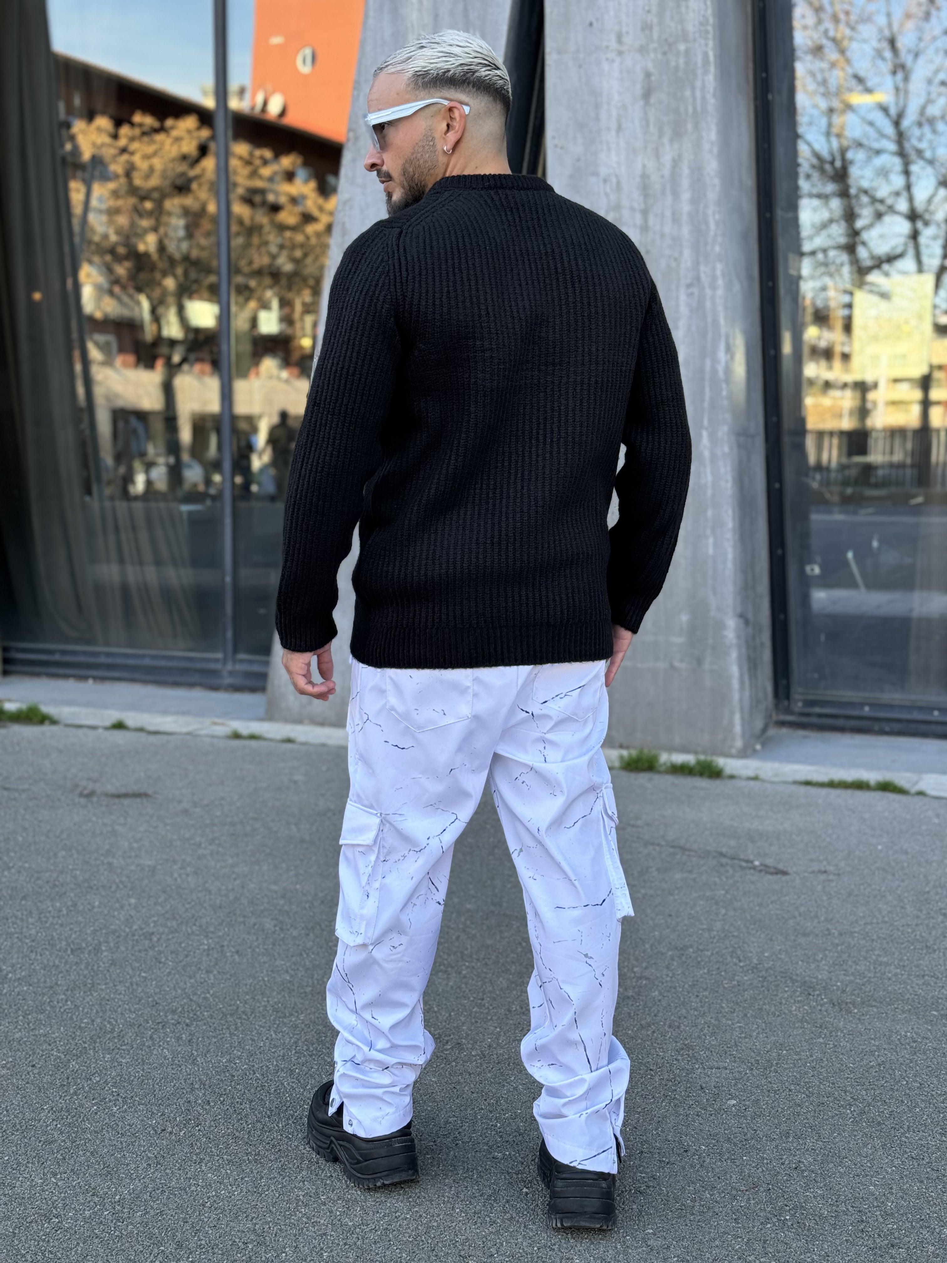 Cargo LONDON Blanc Marble