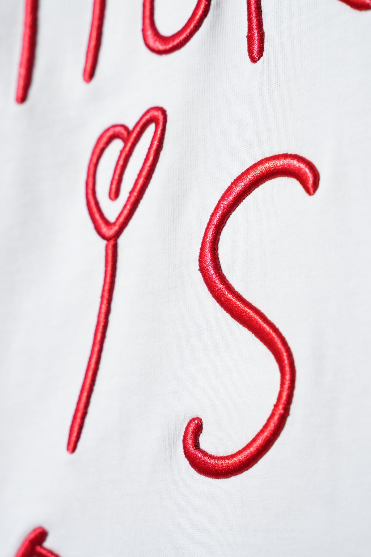 T-Shirt manche longue Where is Love blanc