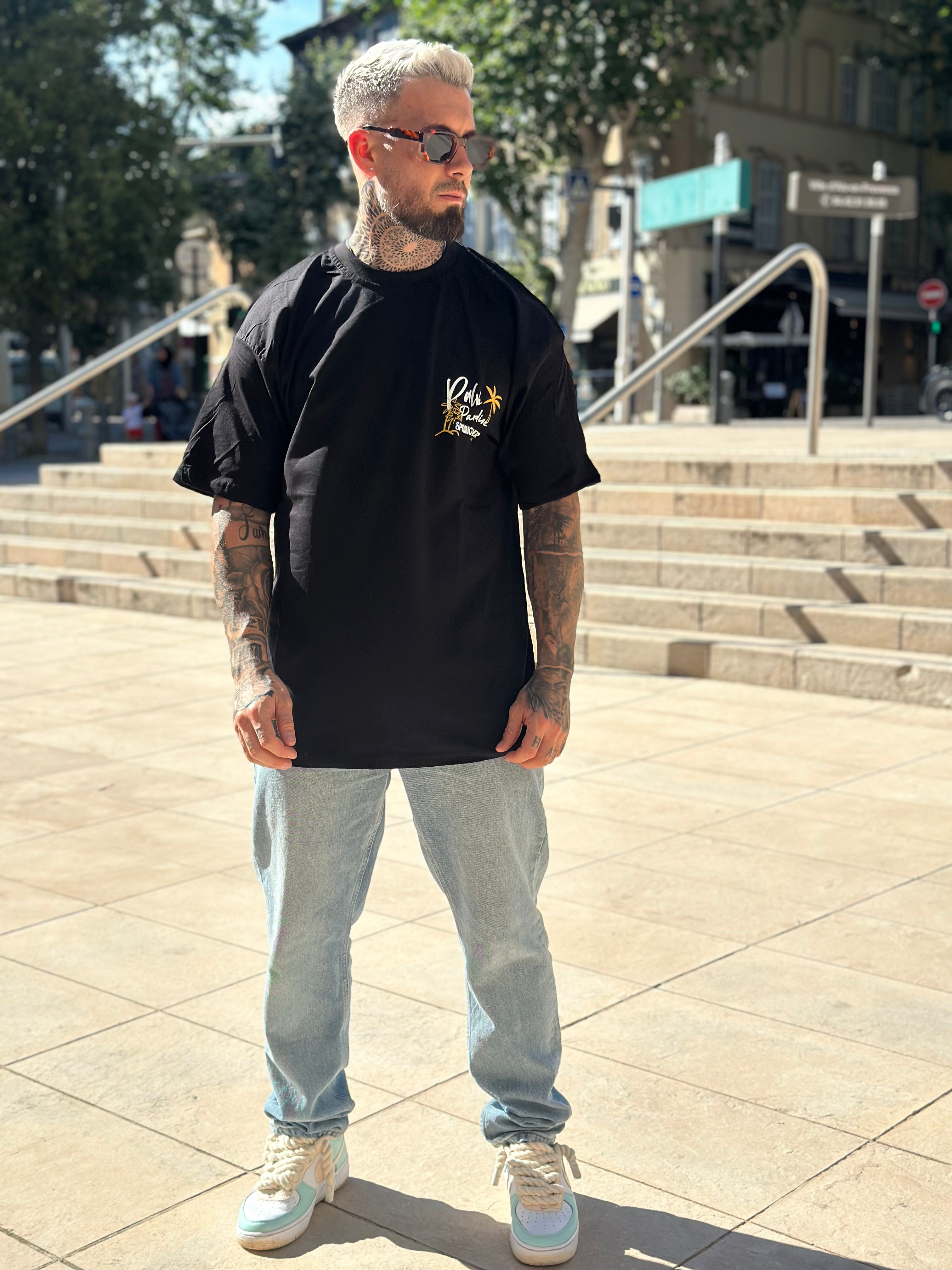 Aarhon - Beige t shirt Fuck the brands