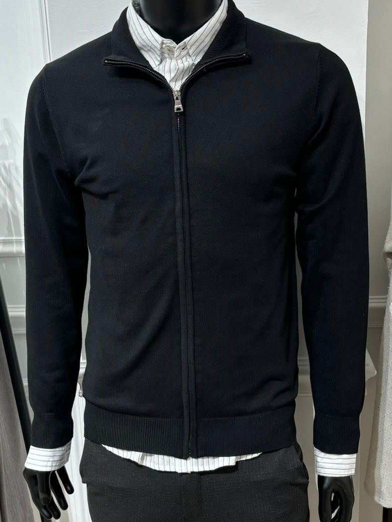 Veste Gilet zip noir