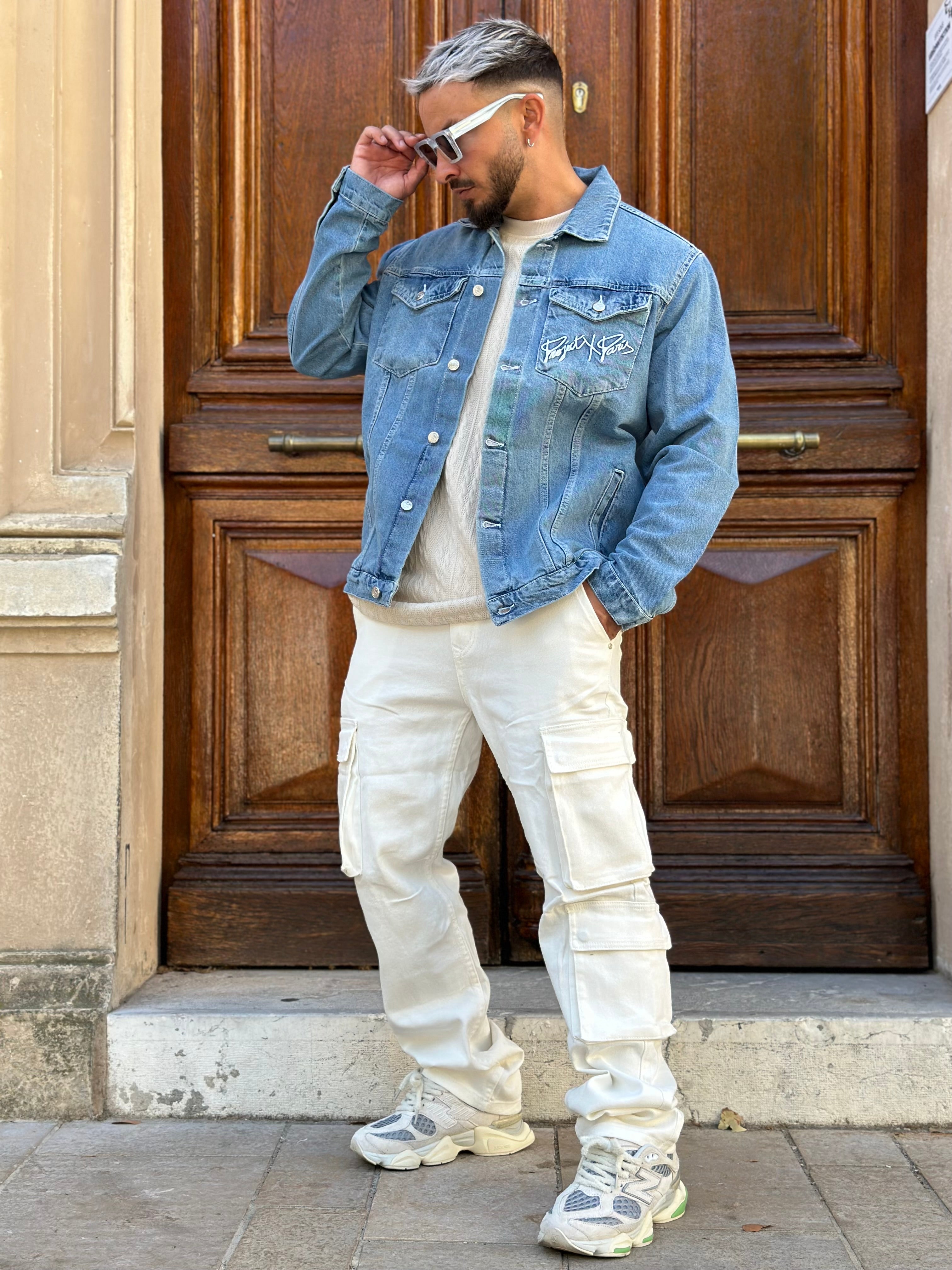 Project X Paris - Veste en jean Basic denim bleu - Stayin
