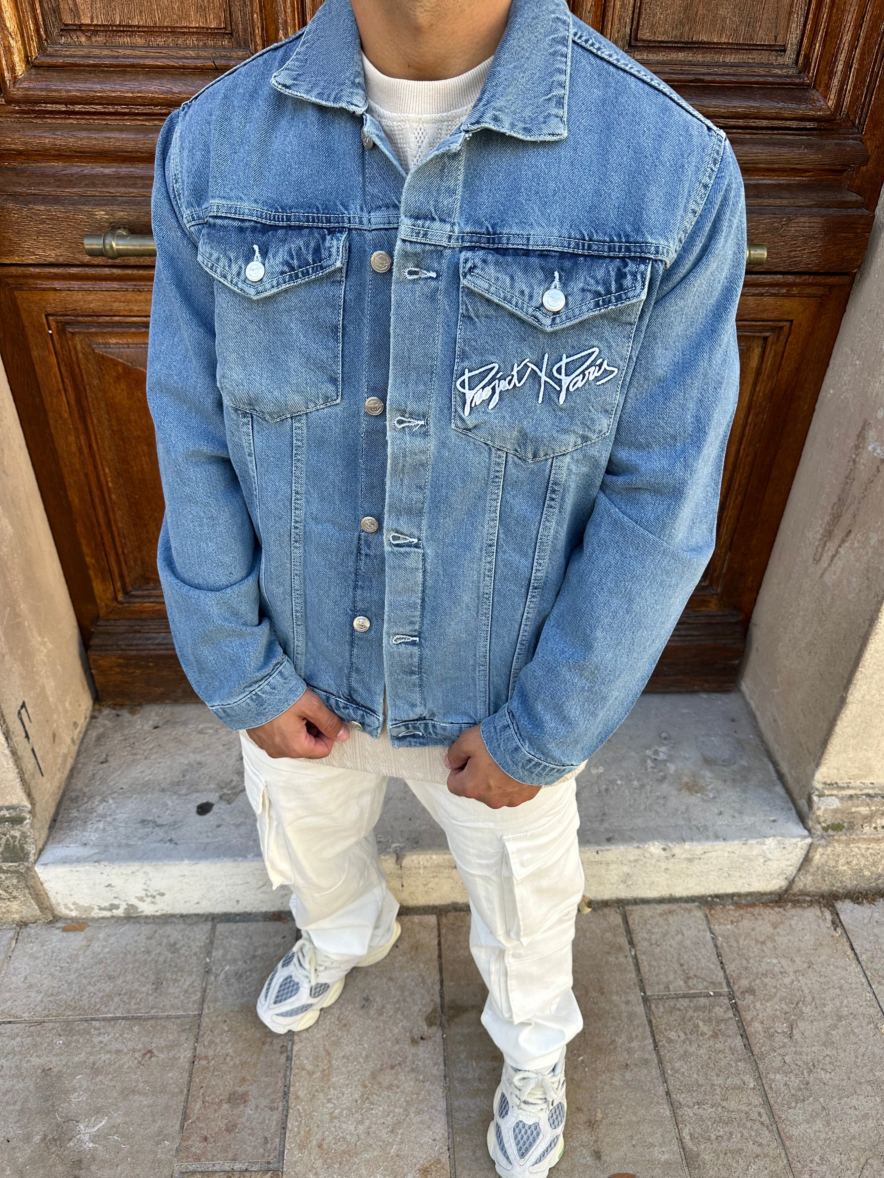 Project X Paris - Veste en jean Basic denim bleu - Stayin