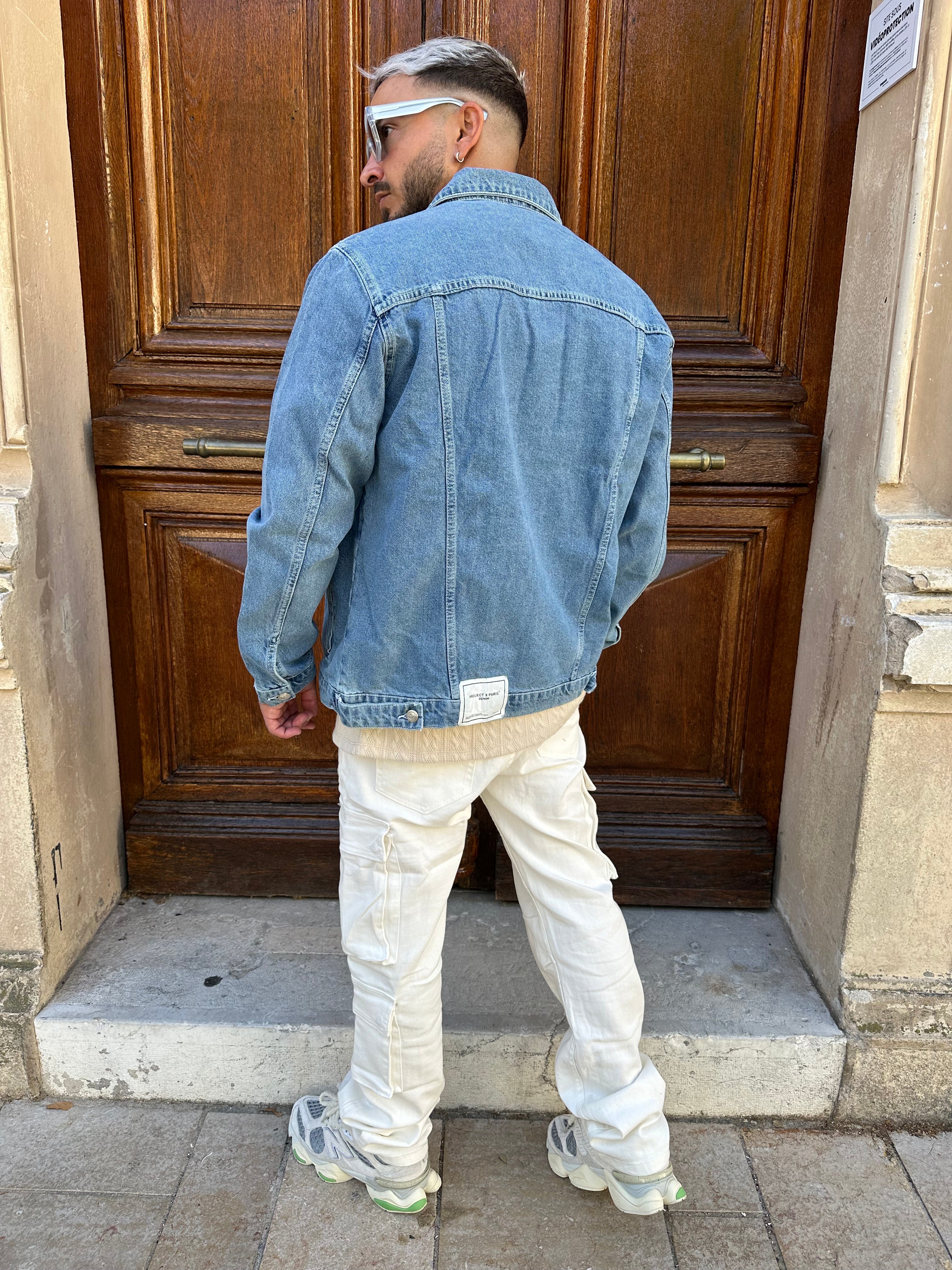 Project X Paris - Veste en jean Basic denim bleu - Stayin