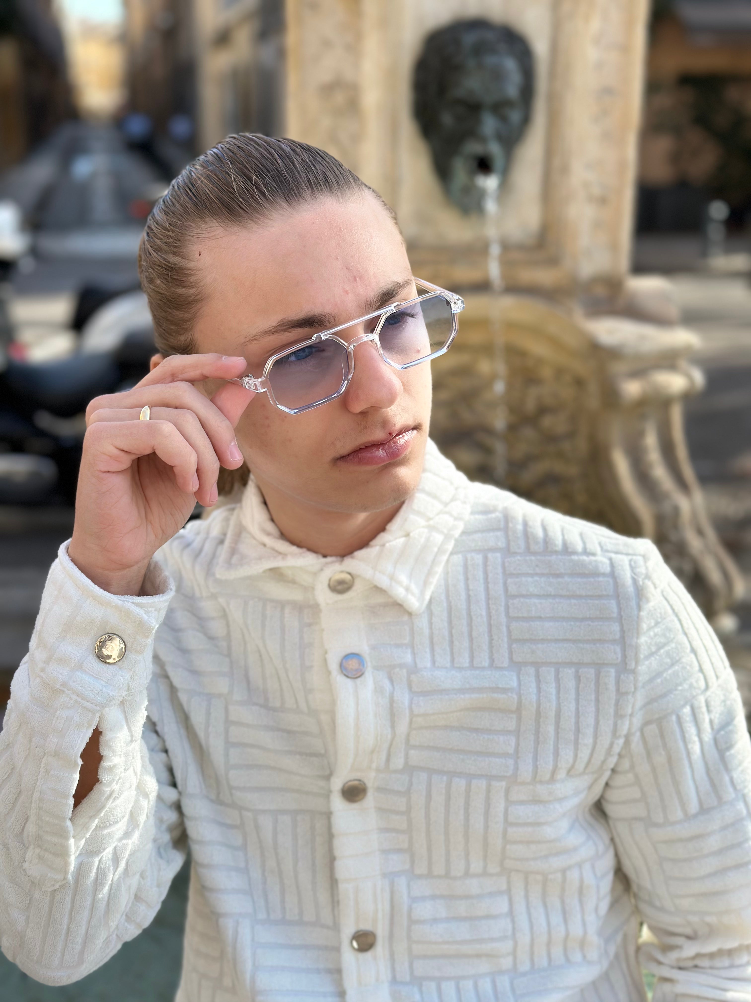 Lunette - Miami Transparente Bleu