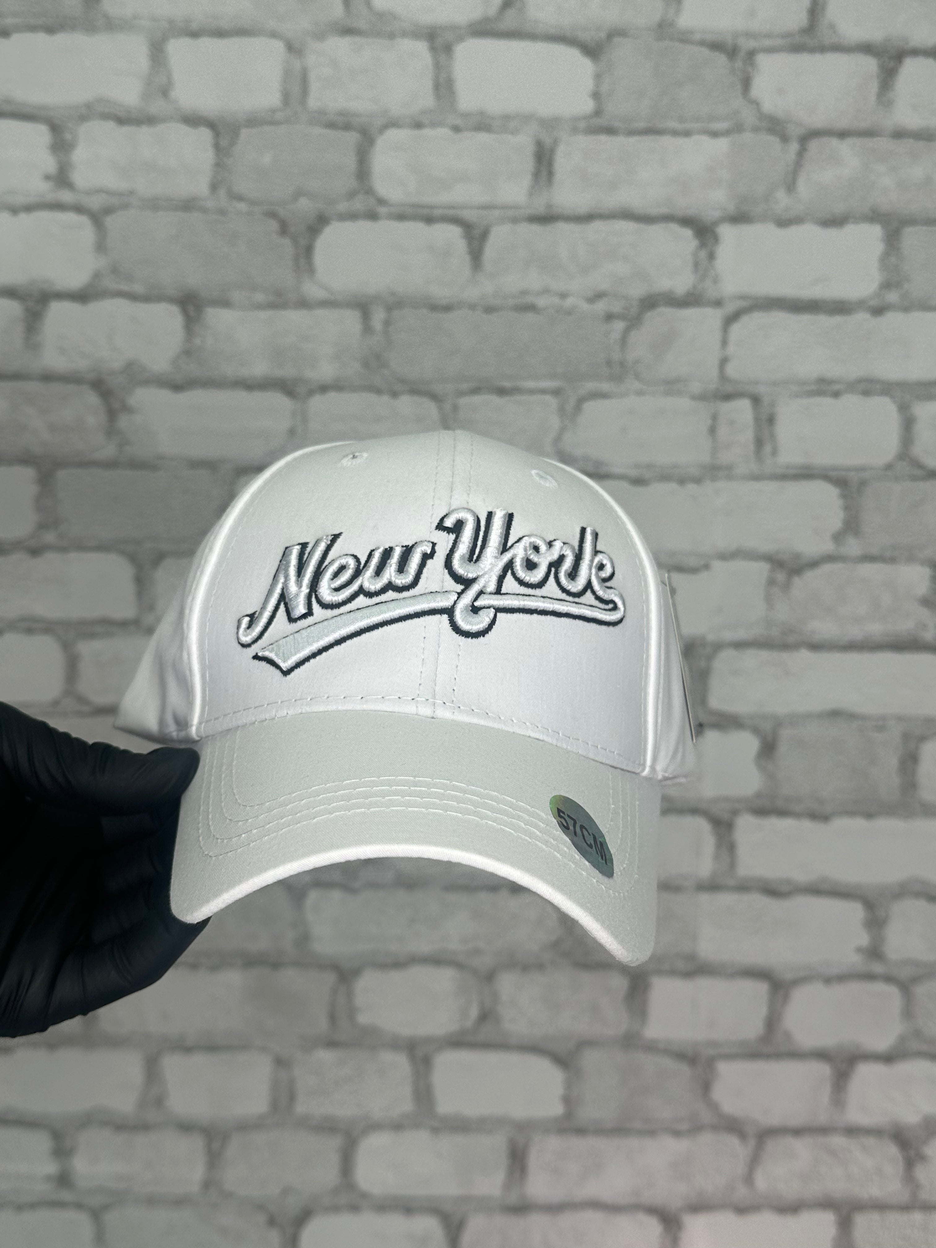 Casquette New York Blanc