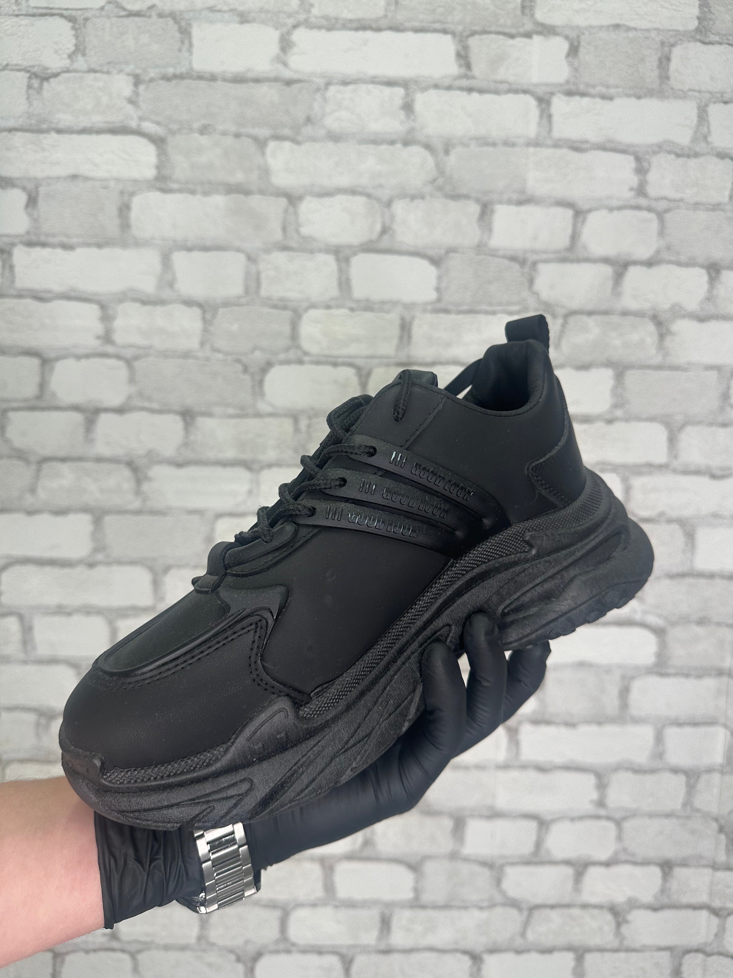 Black WICKER sneaker