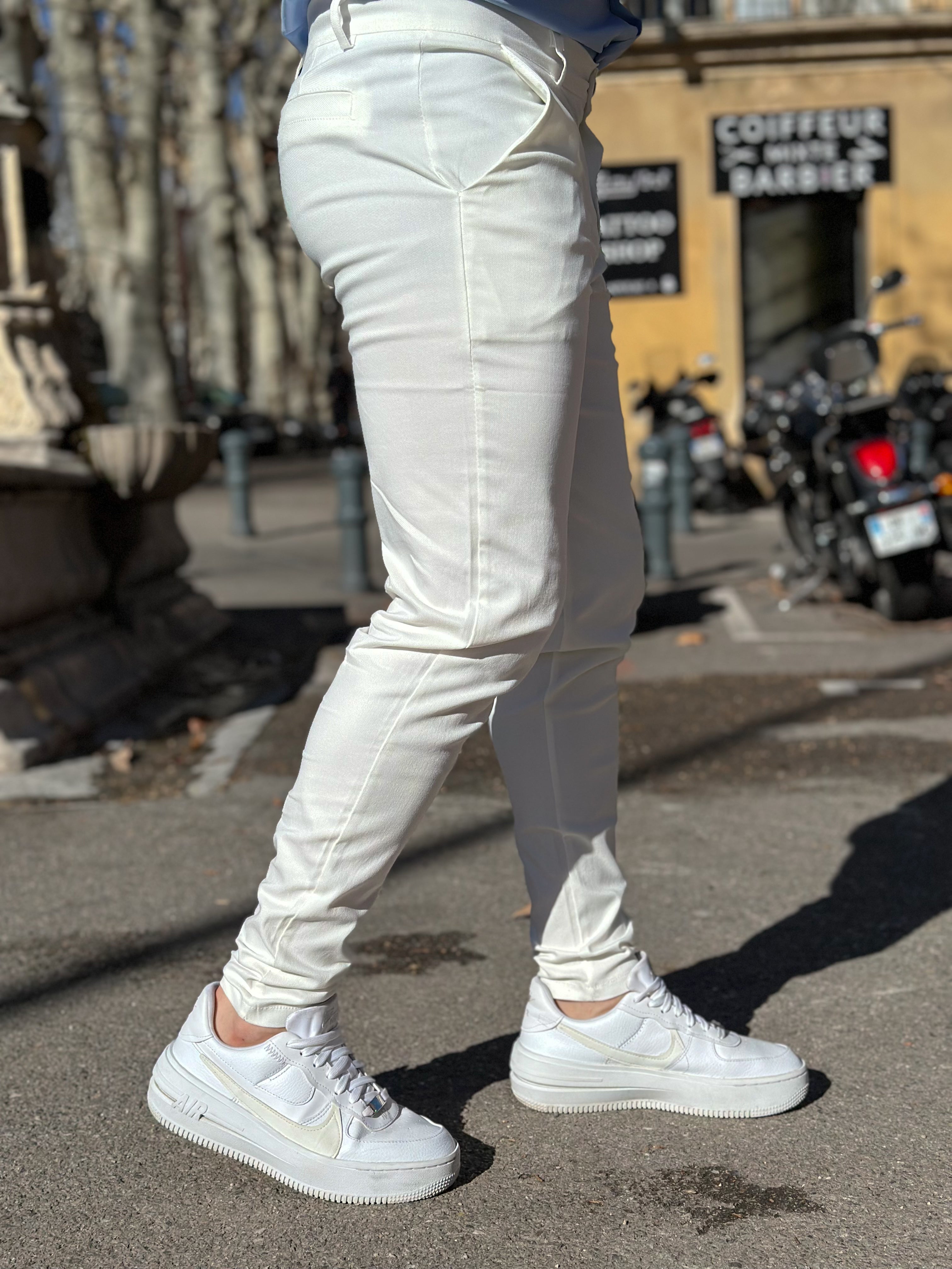 Frilivin - Pantalon cosy blanc - Stayin