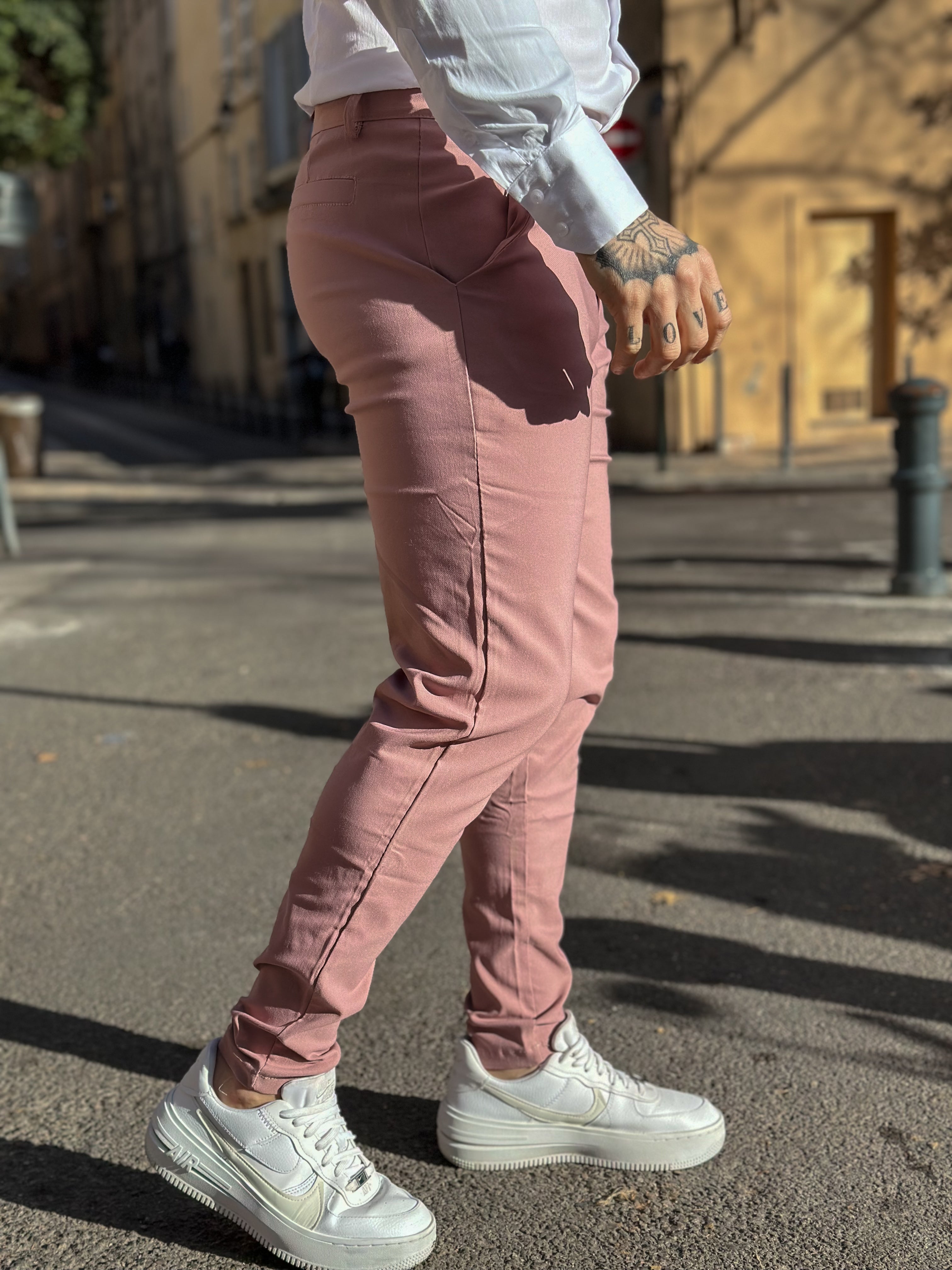 Frilivin - Pantalon cosy rose - Stayin