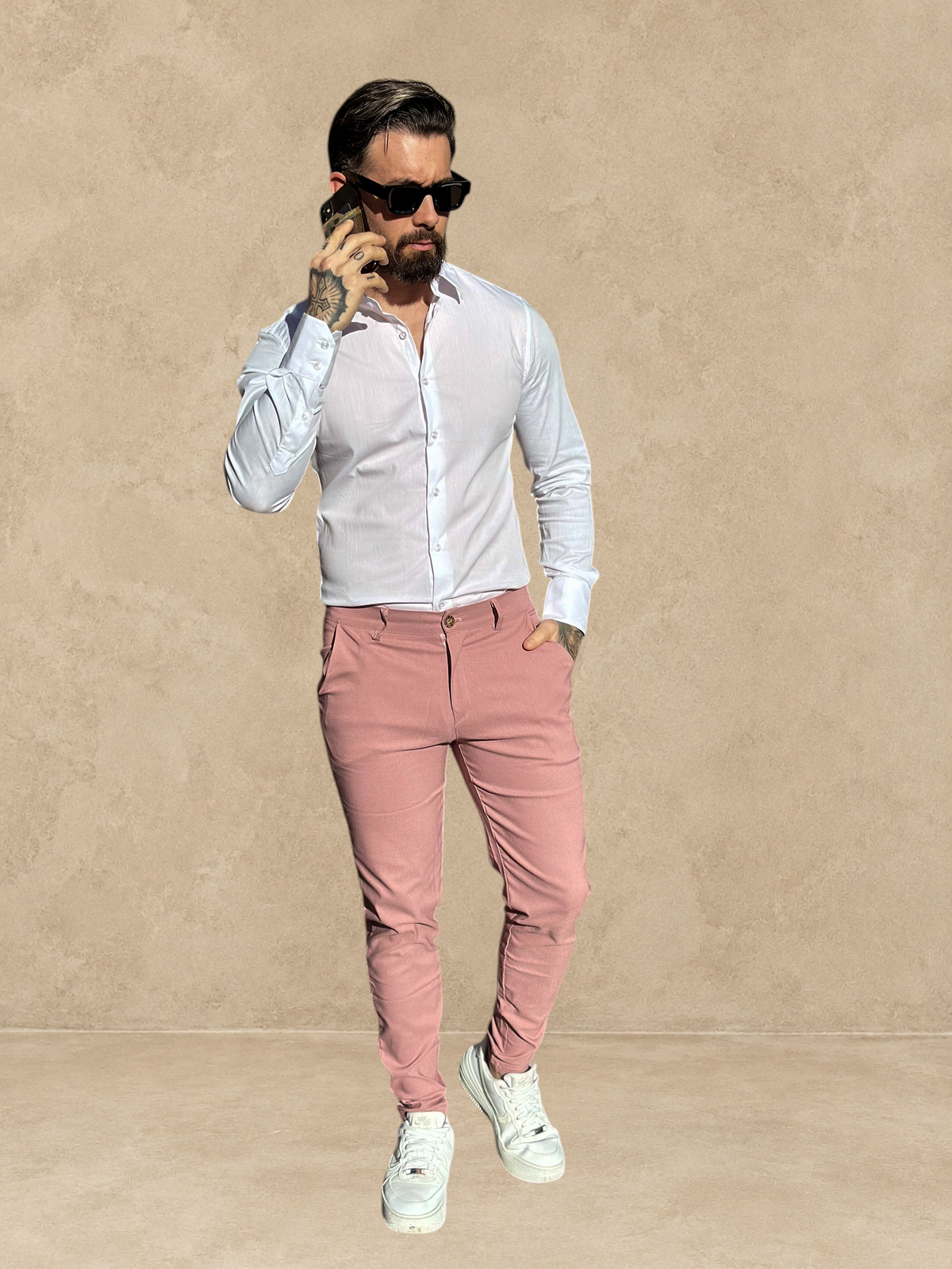 Frilivin - Pantalon cosy rose - Stayin