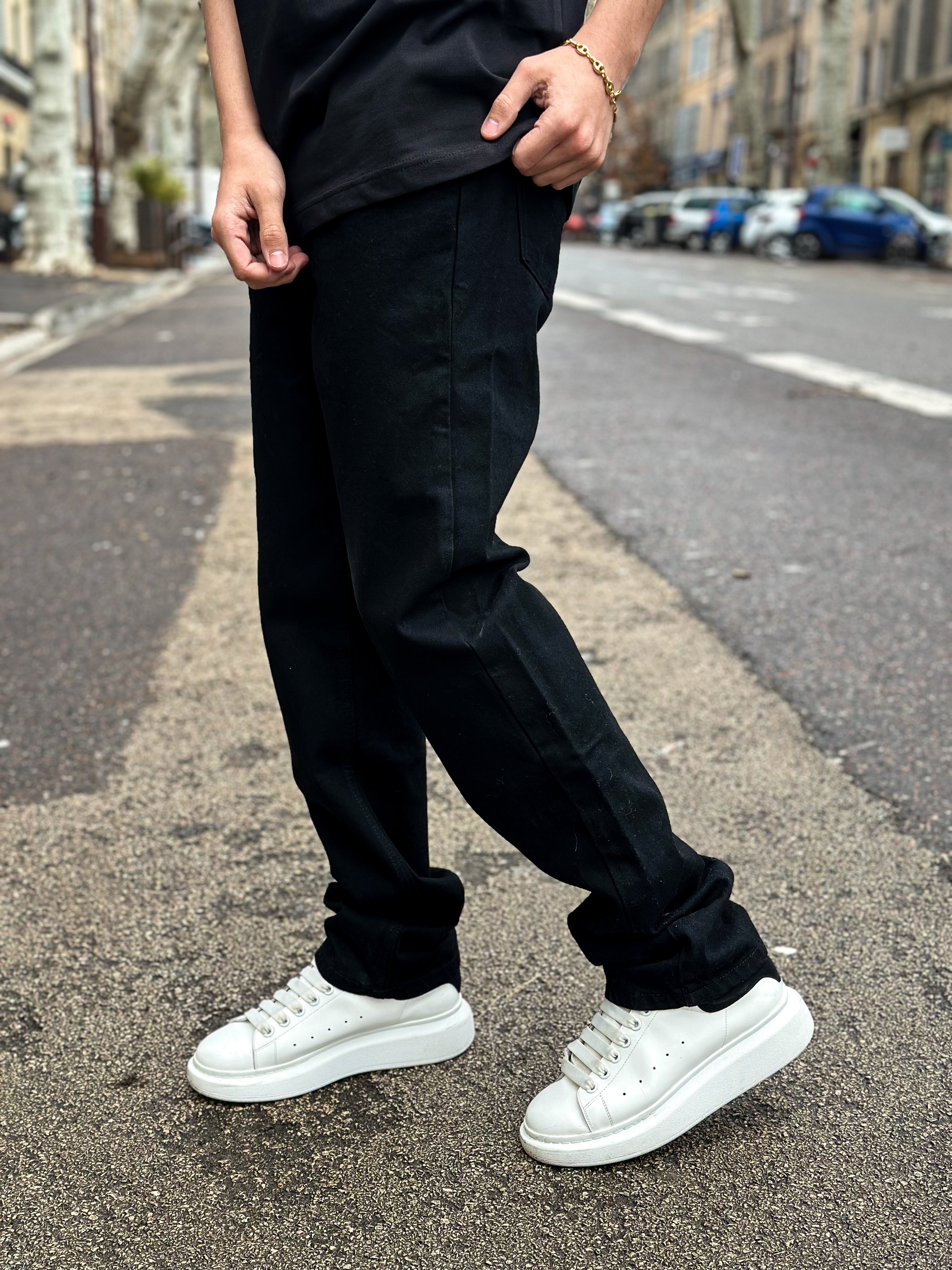 ADJ - Jean Large Noir basic