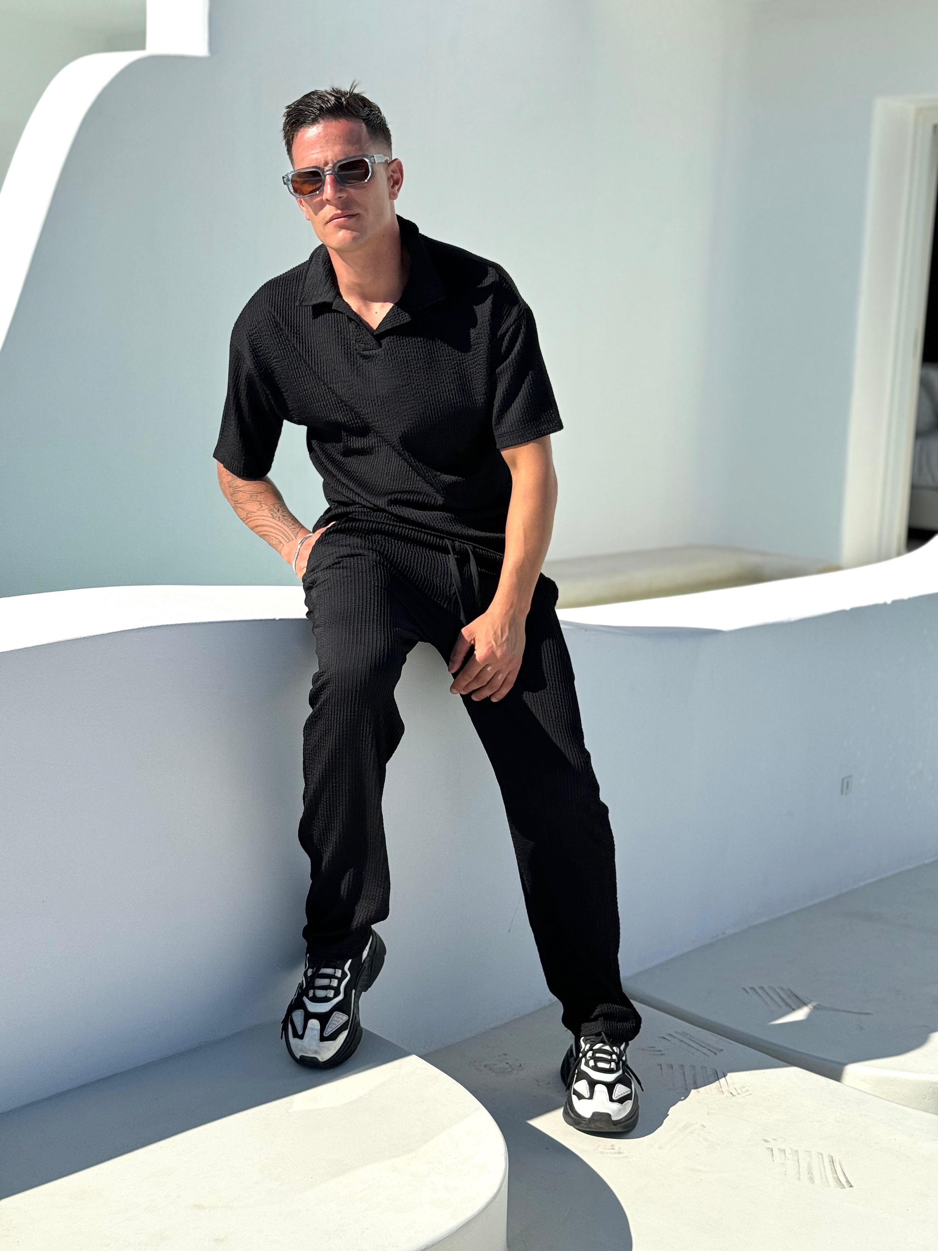 Ensemble Mykonos relief Noir