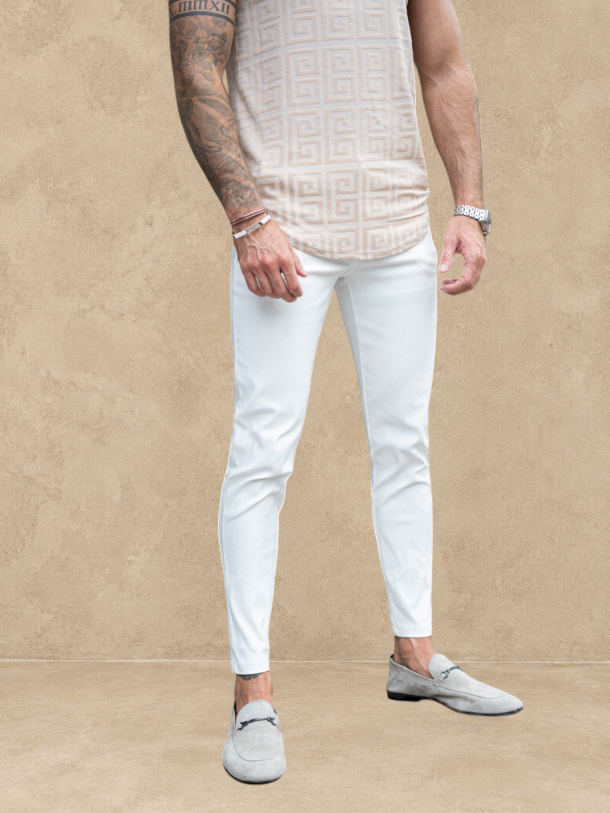 Frilivin - Pantalon blanc - Stayin