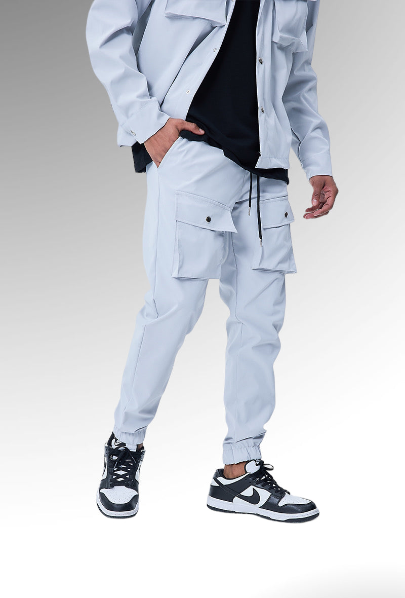 Frilivin - Pantalon Cargo gris #60061 - Stayin