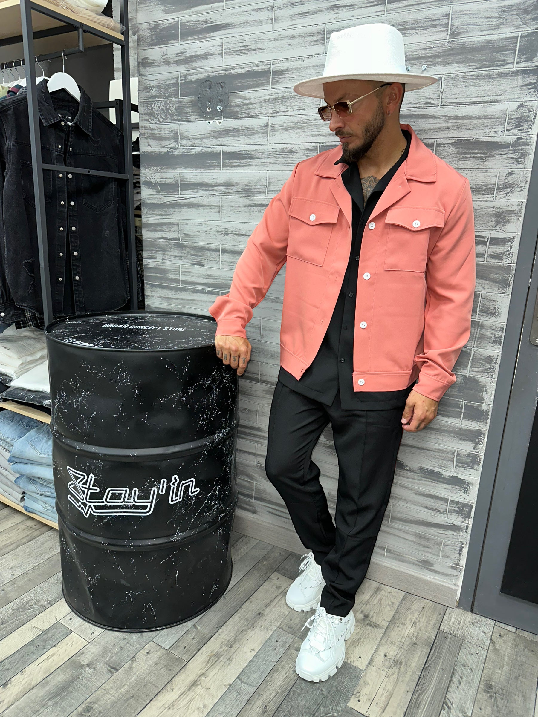 Veste Lounge saumon