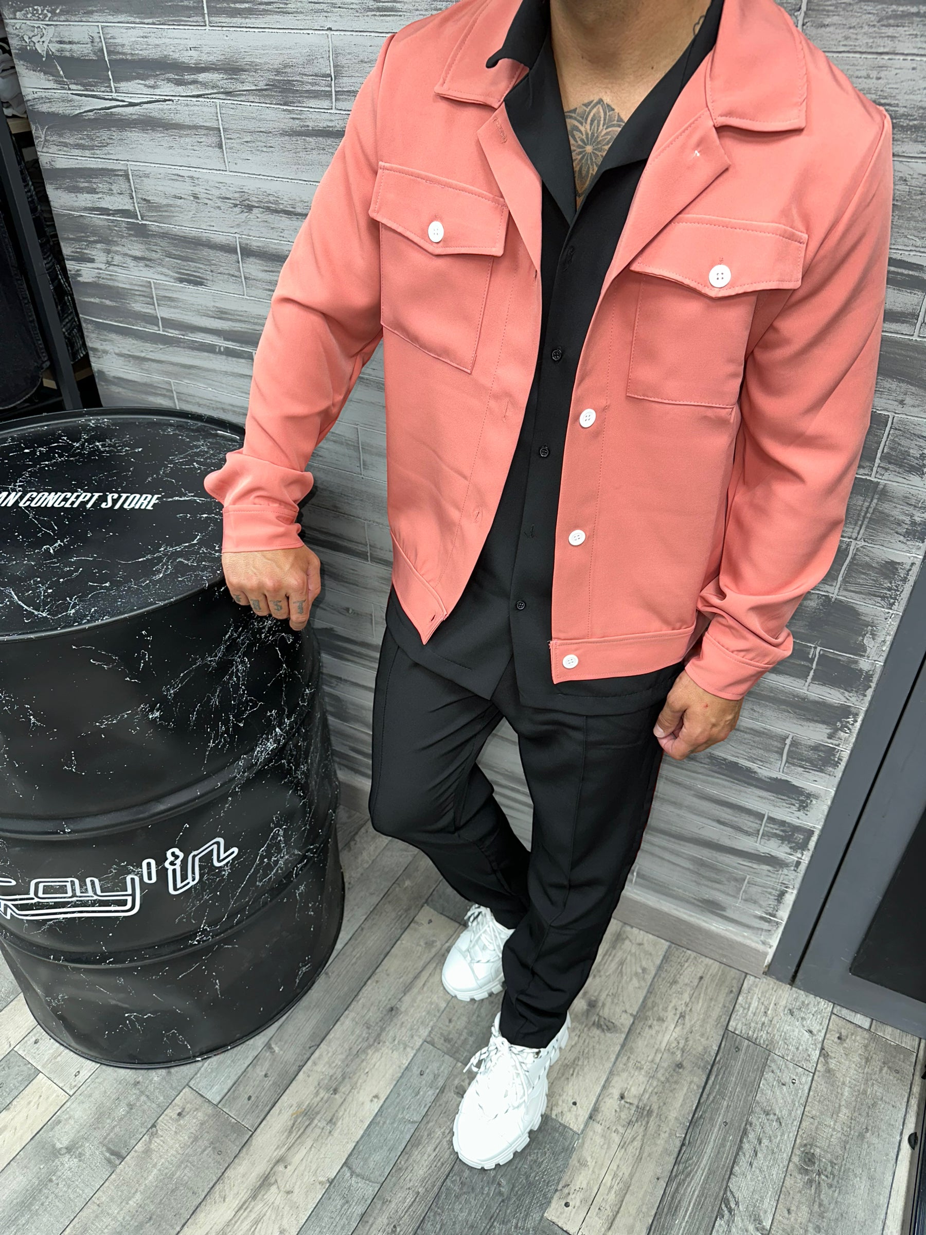 Veste Lounge saumon
