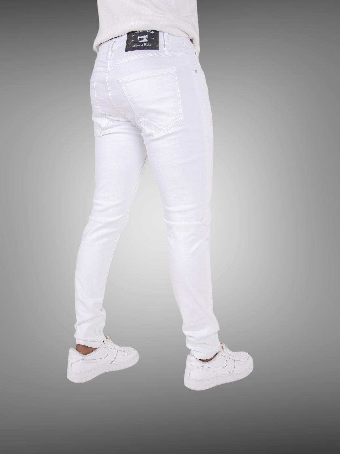 Uniplay - Jean slim blanc #12 - Stayin