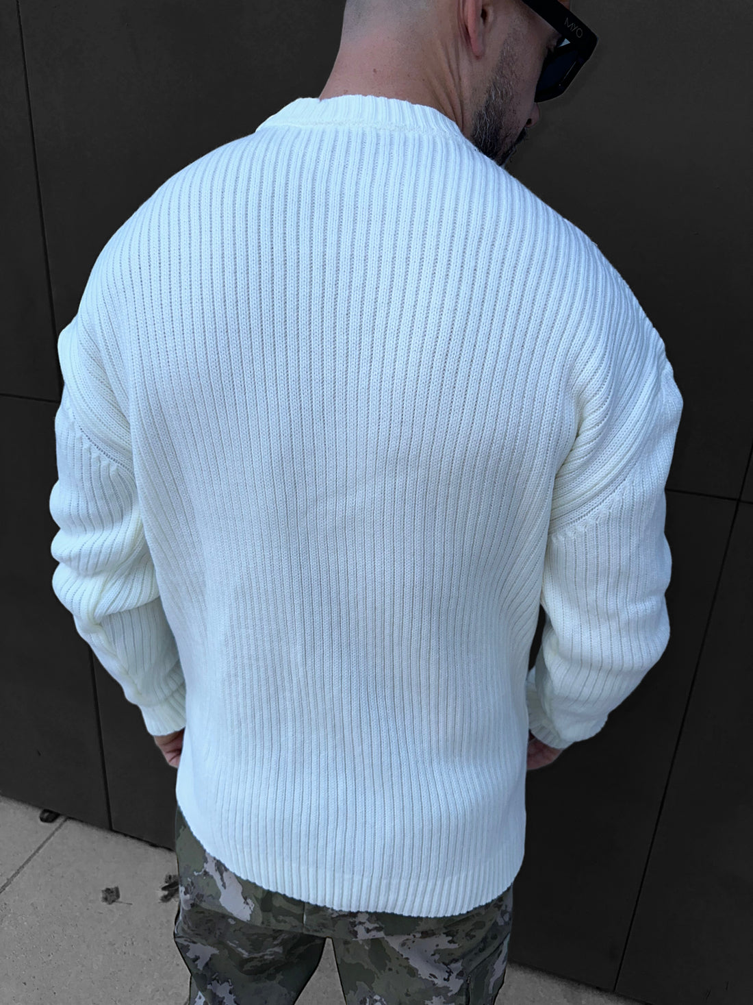 IKAO - White knit sweater