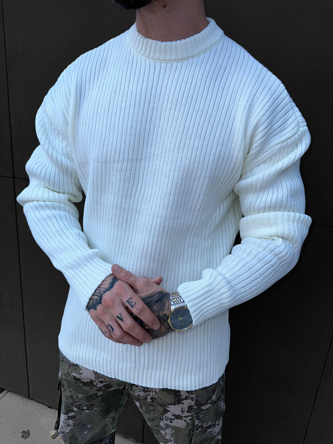 IKAO - White knit sweater