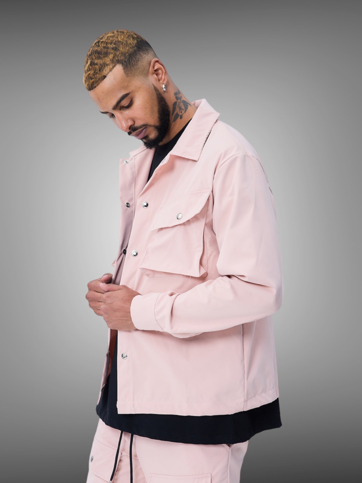 Frilivin - Veste cargo rose - Stayin