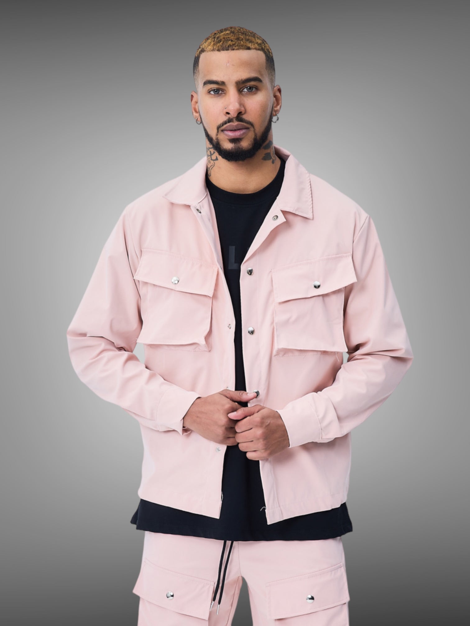 Frilivin - Veste cargo rose - Stayin