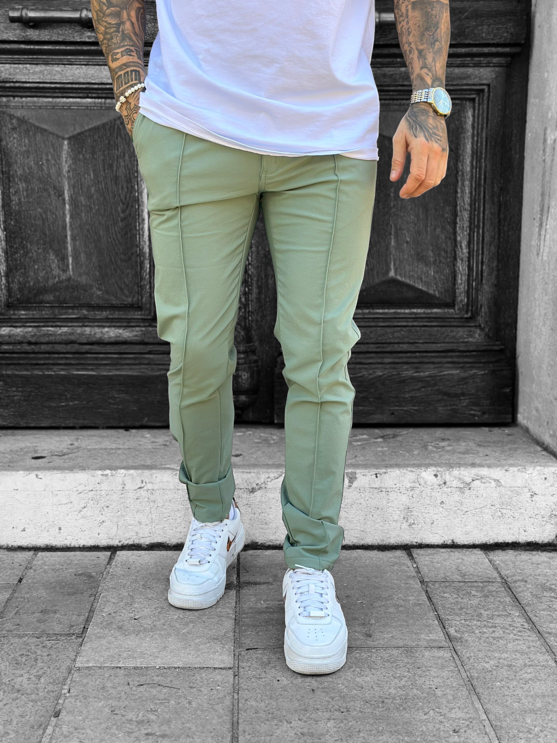 Pantalon MONTREAL vert d’eau