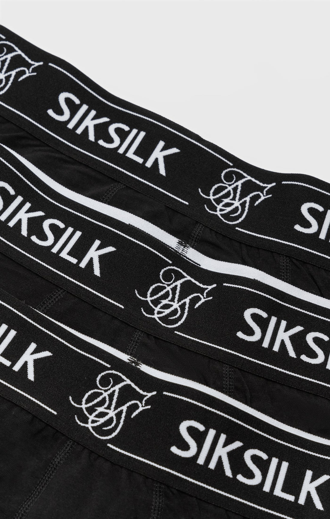 Siksilk - Black 3 Pack Boxer Short - Stayin
