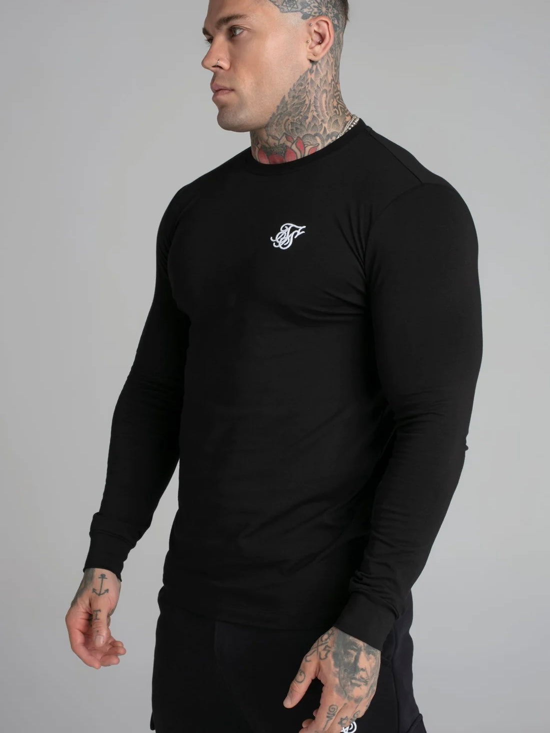 Siksilk - Black Essential Sweatshirt