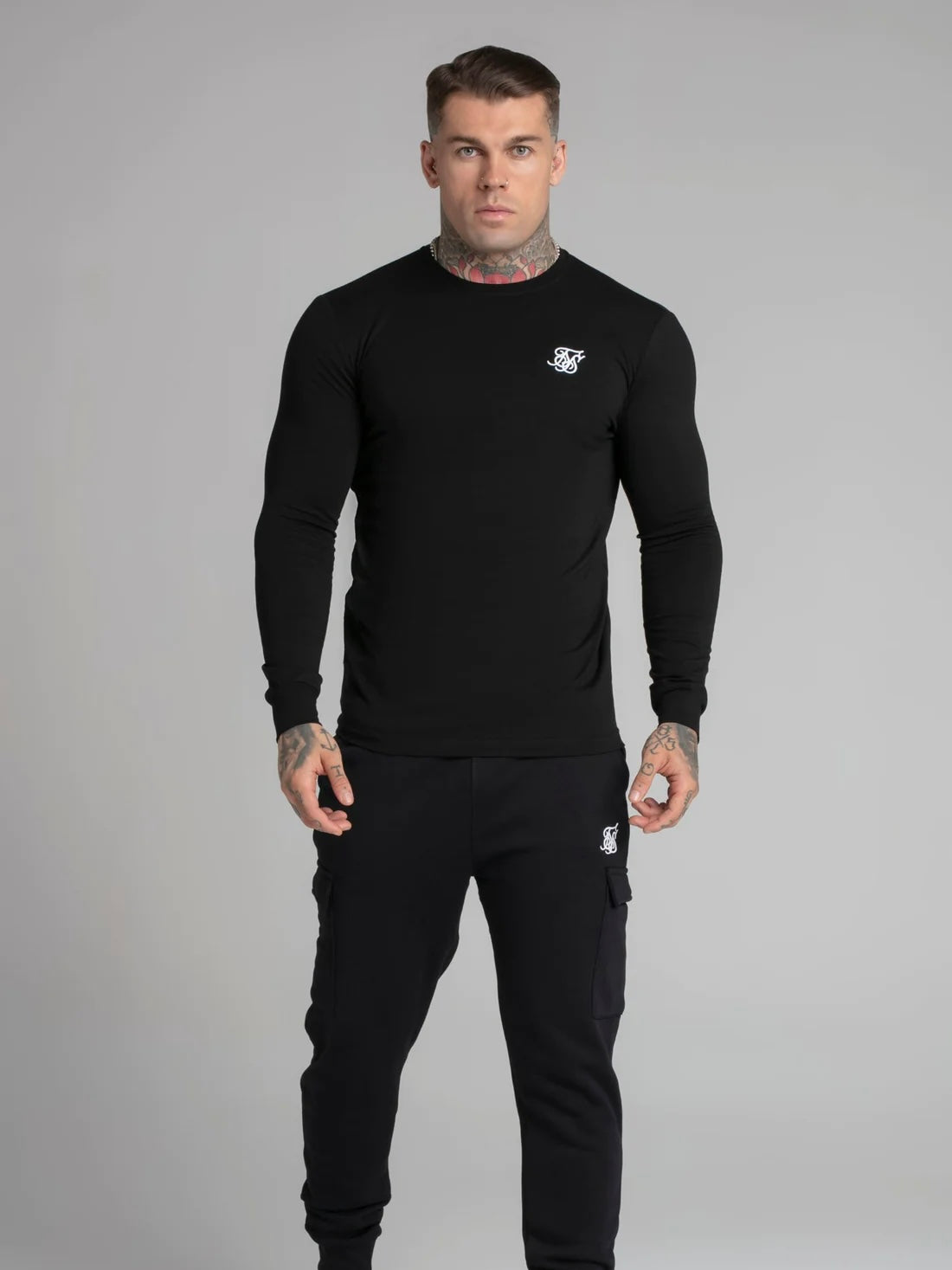 Siksilk - Black Essential Sweatshirt