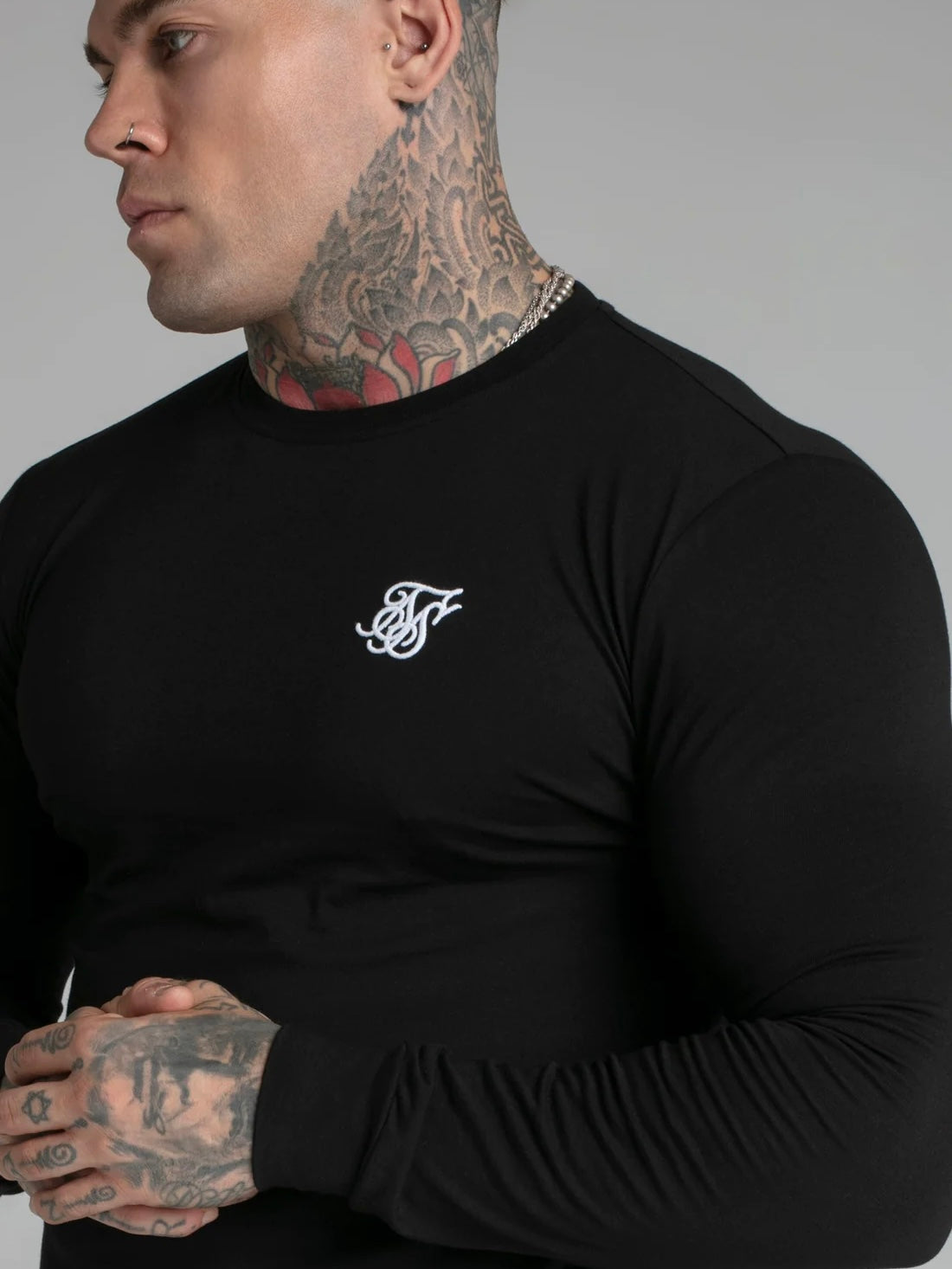 Siksilk - Black Essential Sweatshirt