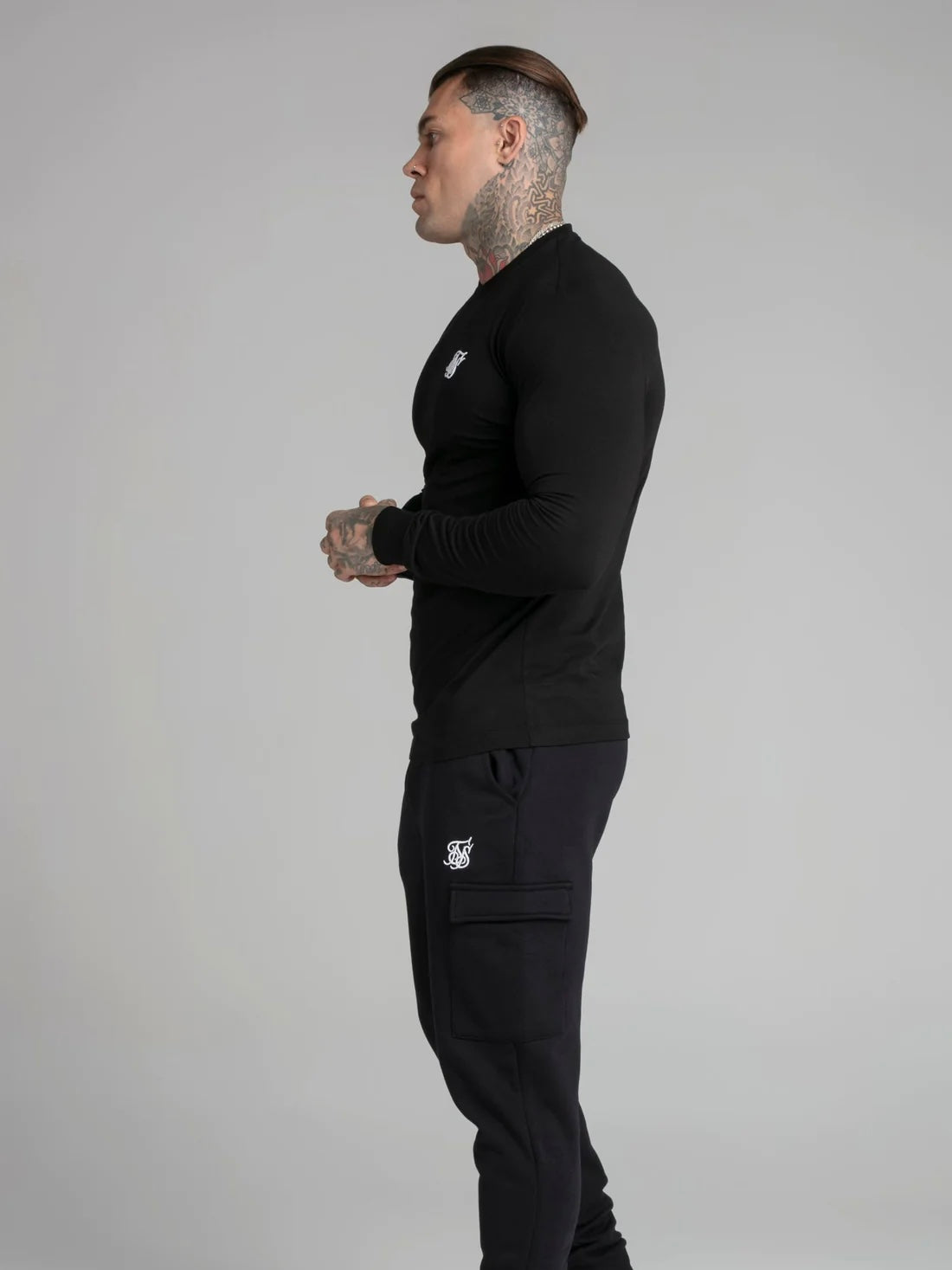 Siksilk - Black Essential Sweatshirt