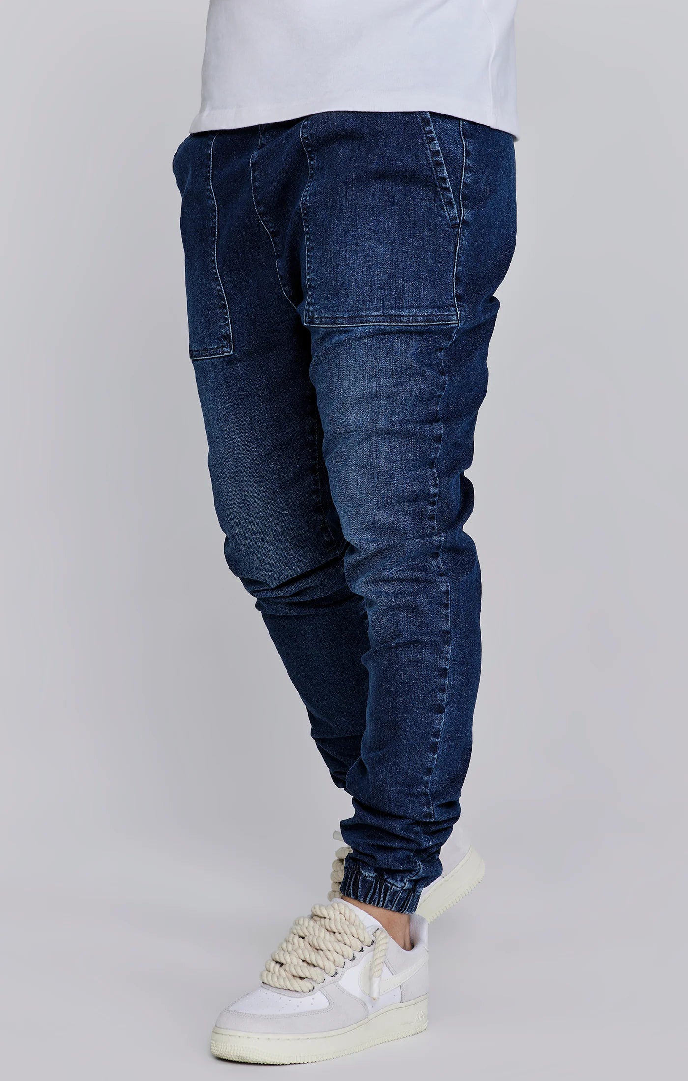 SikSilk - Black Washed Skinny Jeans