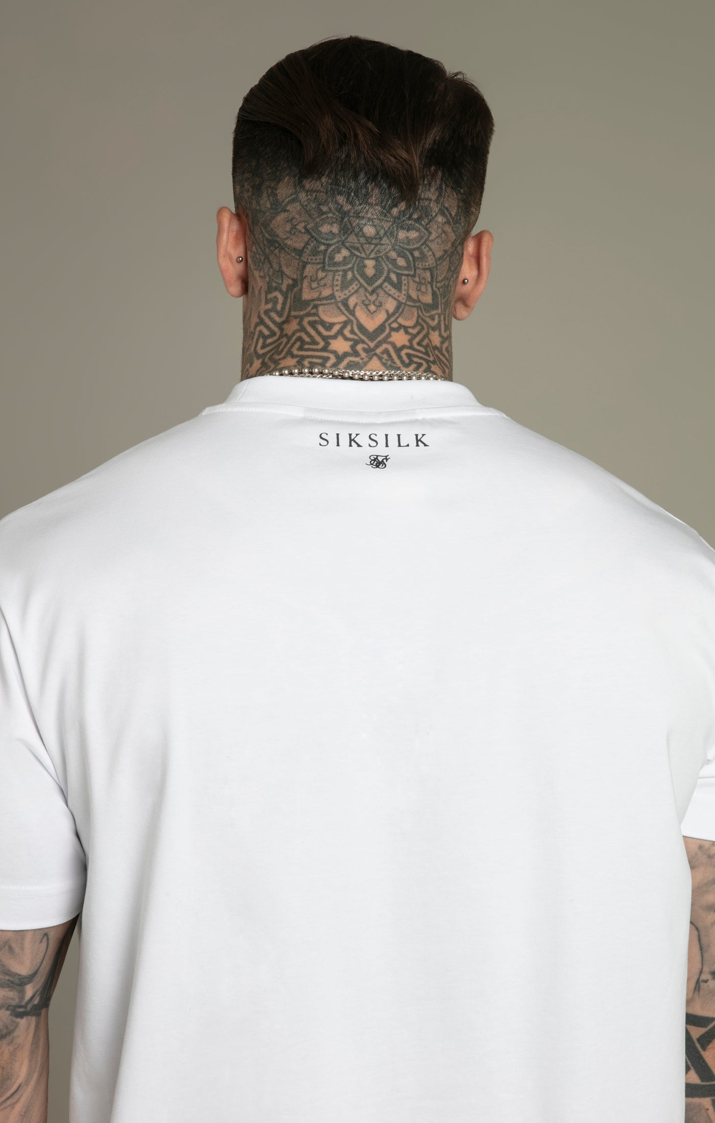 SikSilk - T-Shirt White