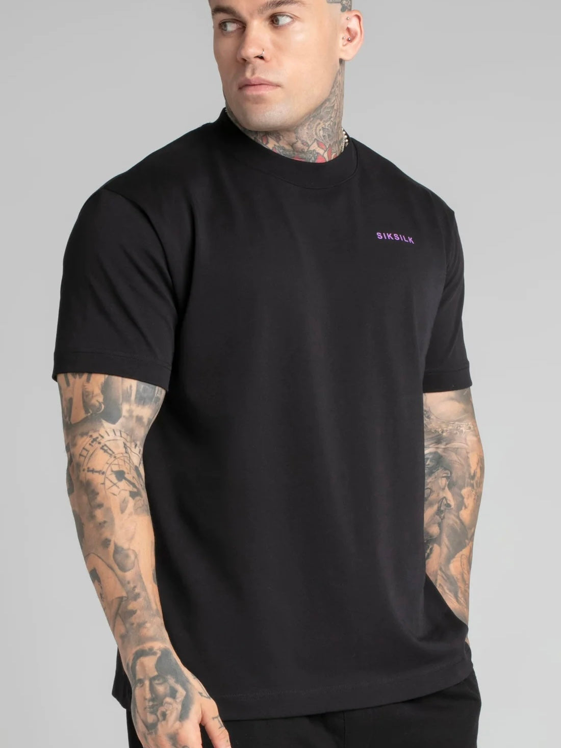 Siksilk - T-shirt noir Limited Edition