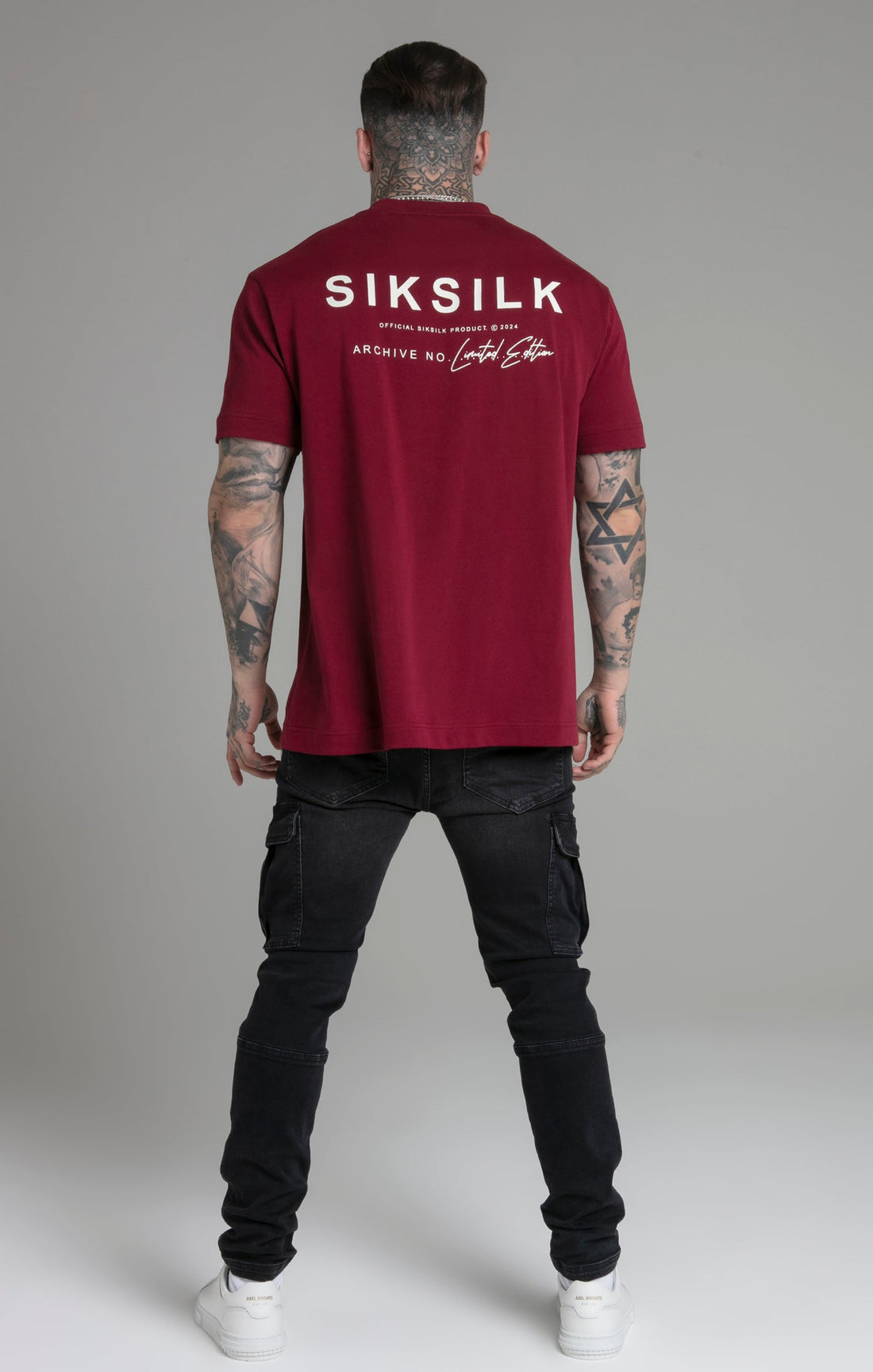 Siksilk - Limited Edition T-Shirt Burgundy