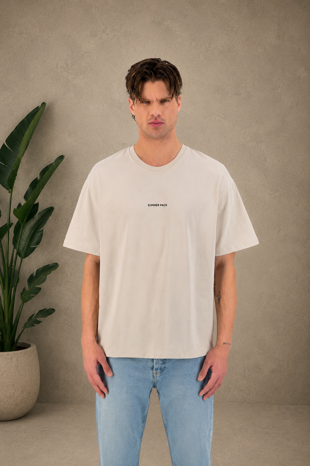 T-Shirt Summer Pack beige