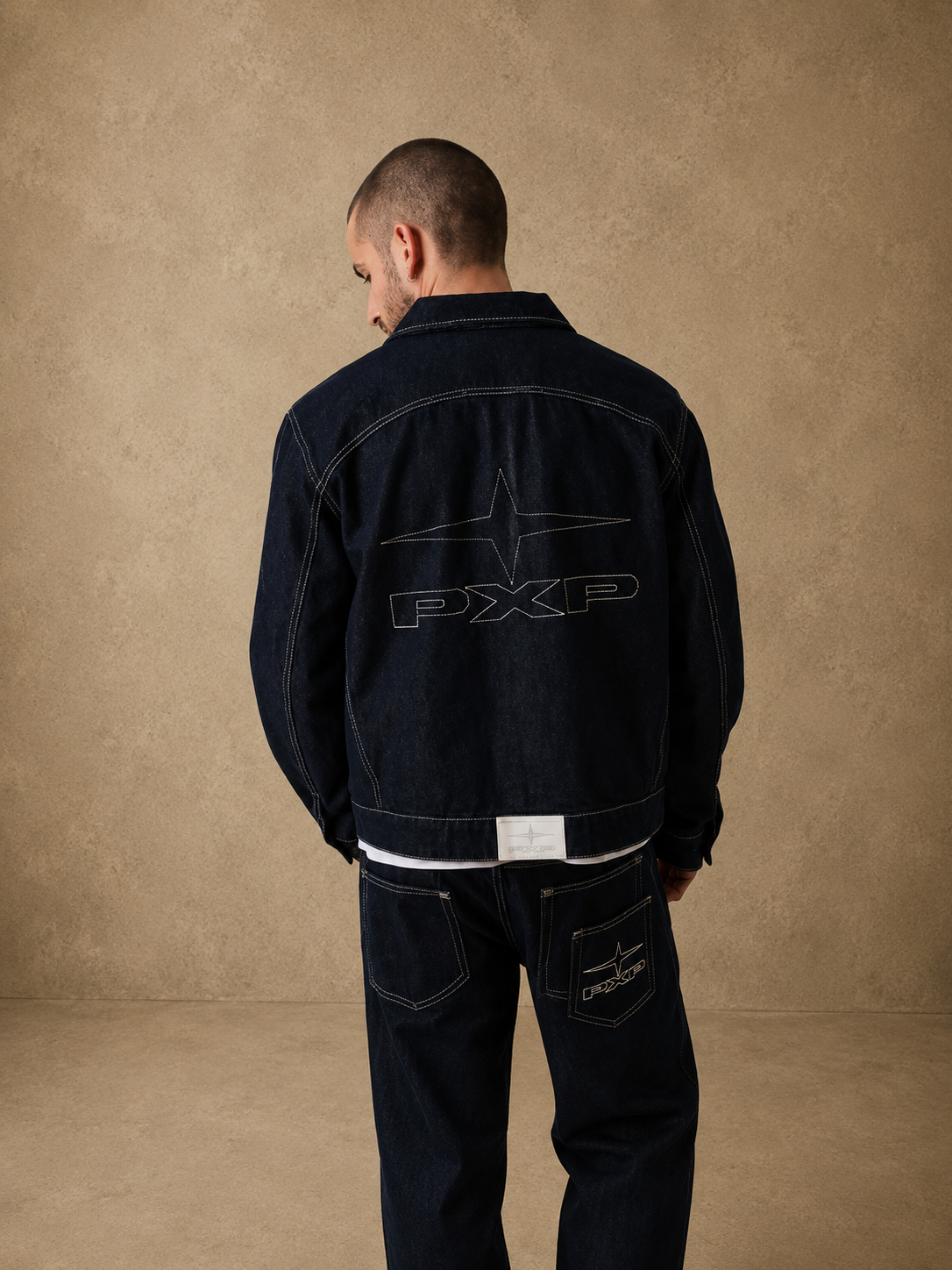 PXP - Veste en jean brut