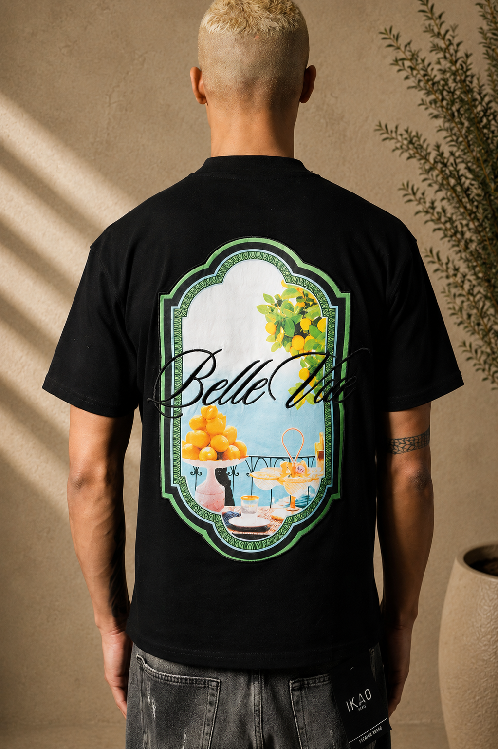 T-Shirt Belle Vue noir