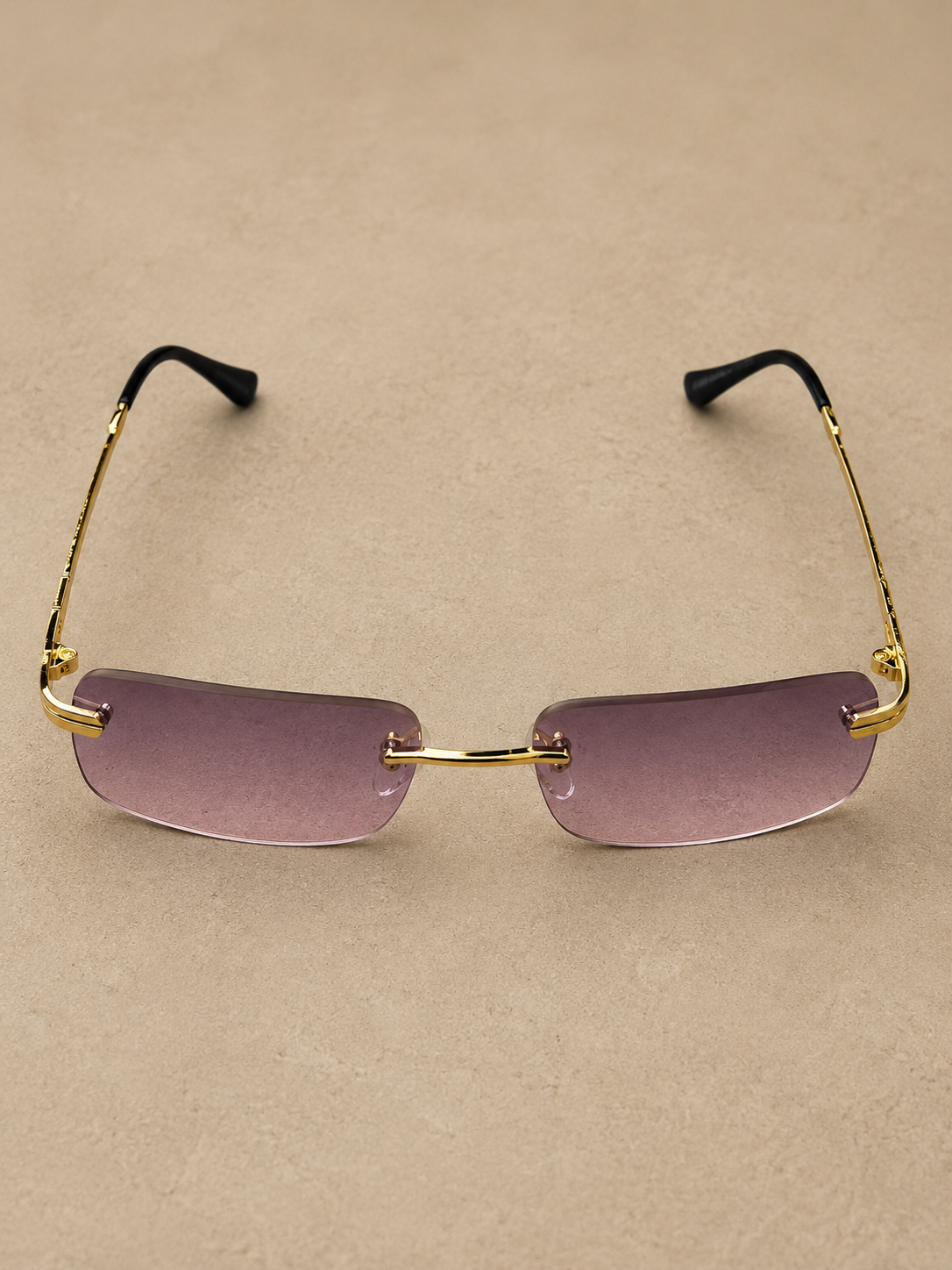 Lunette ninho doré violet